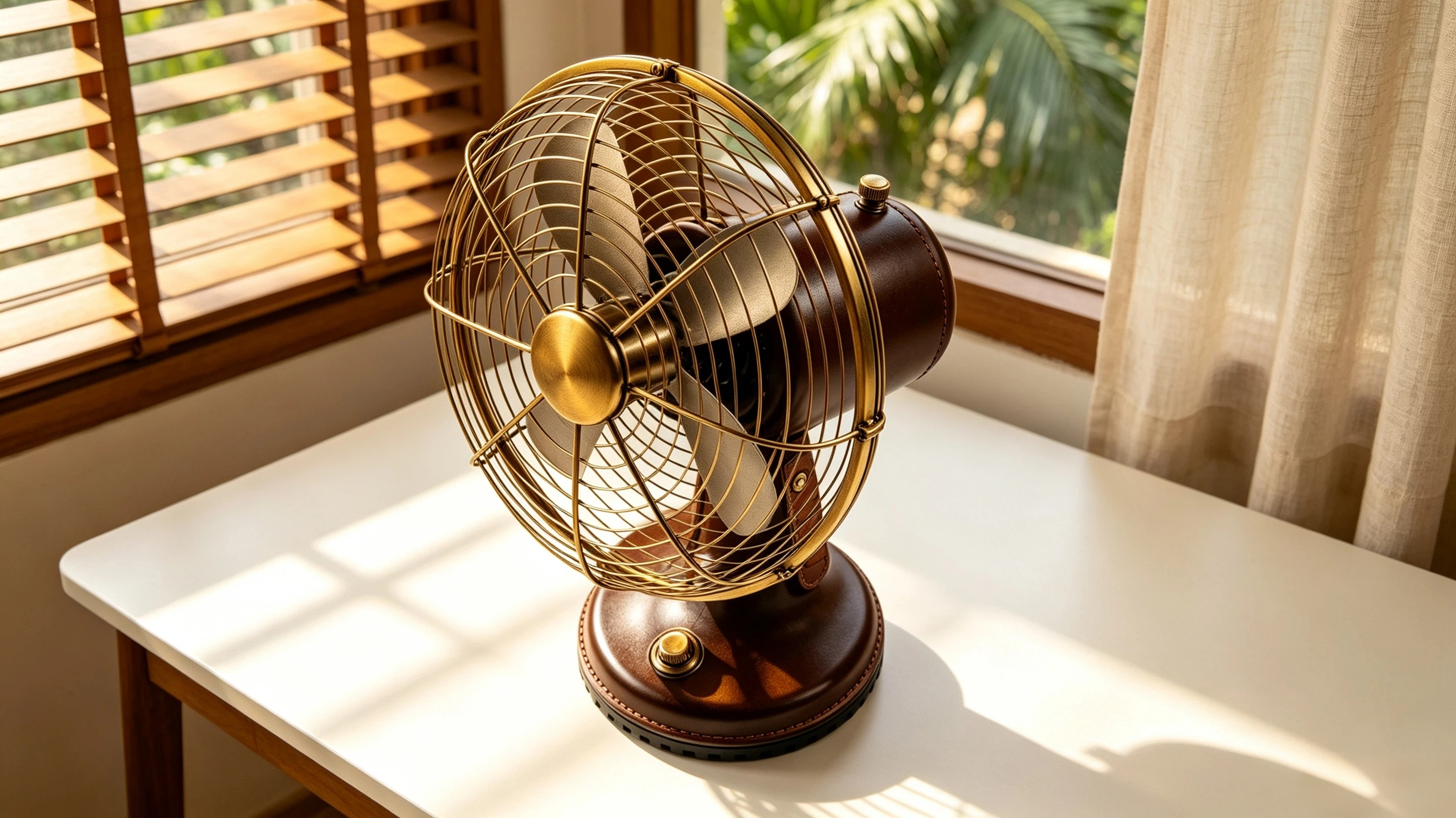 Desktop fan，Retro，Metal fan，Portable，