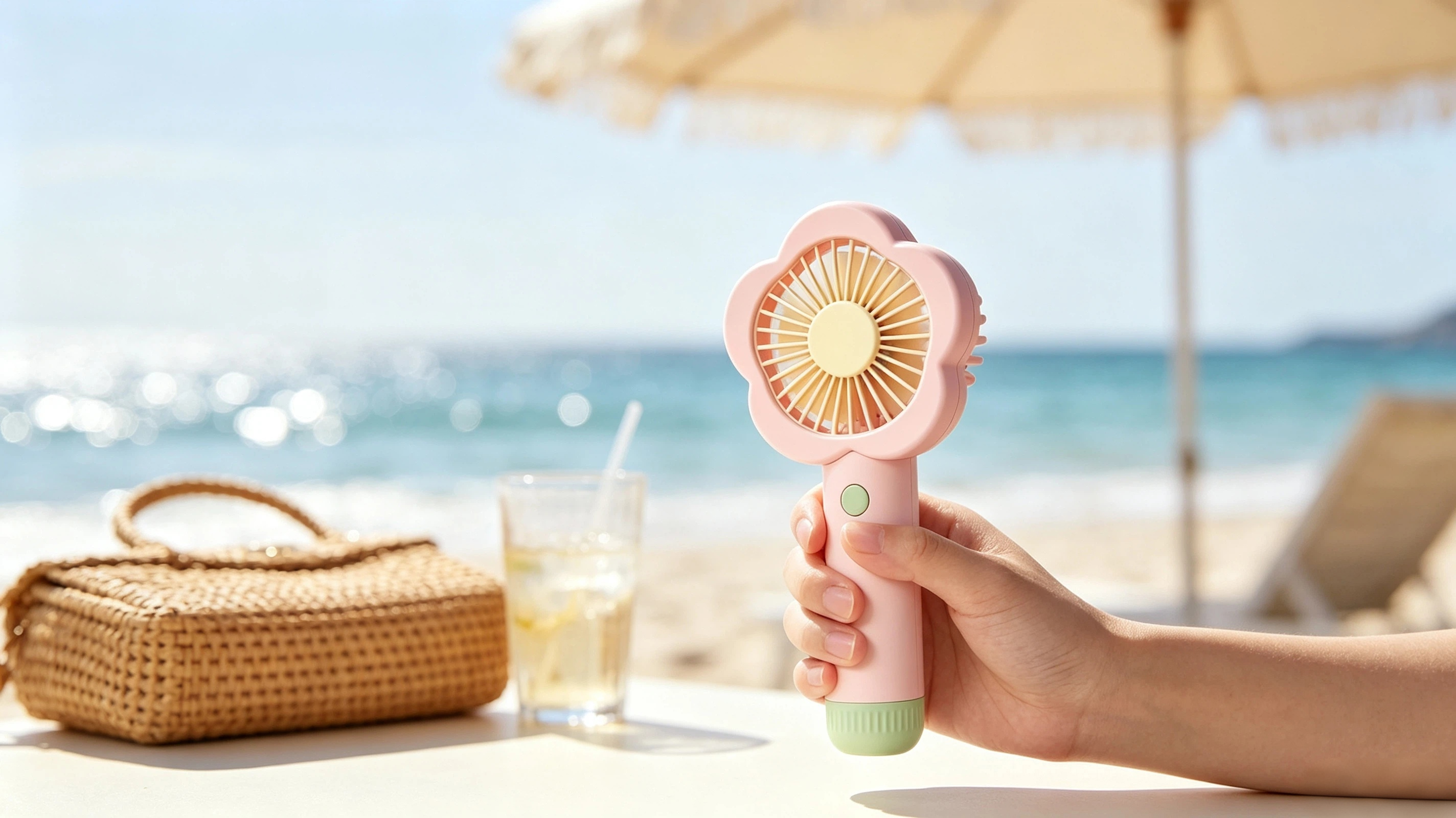 Handheld fan，bionics，Portable，