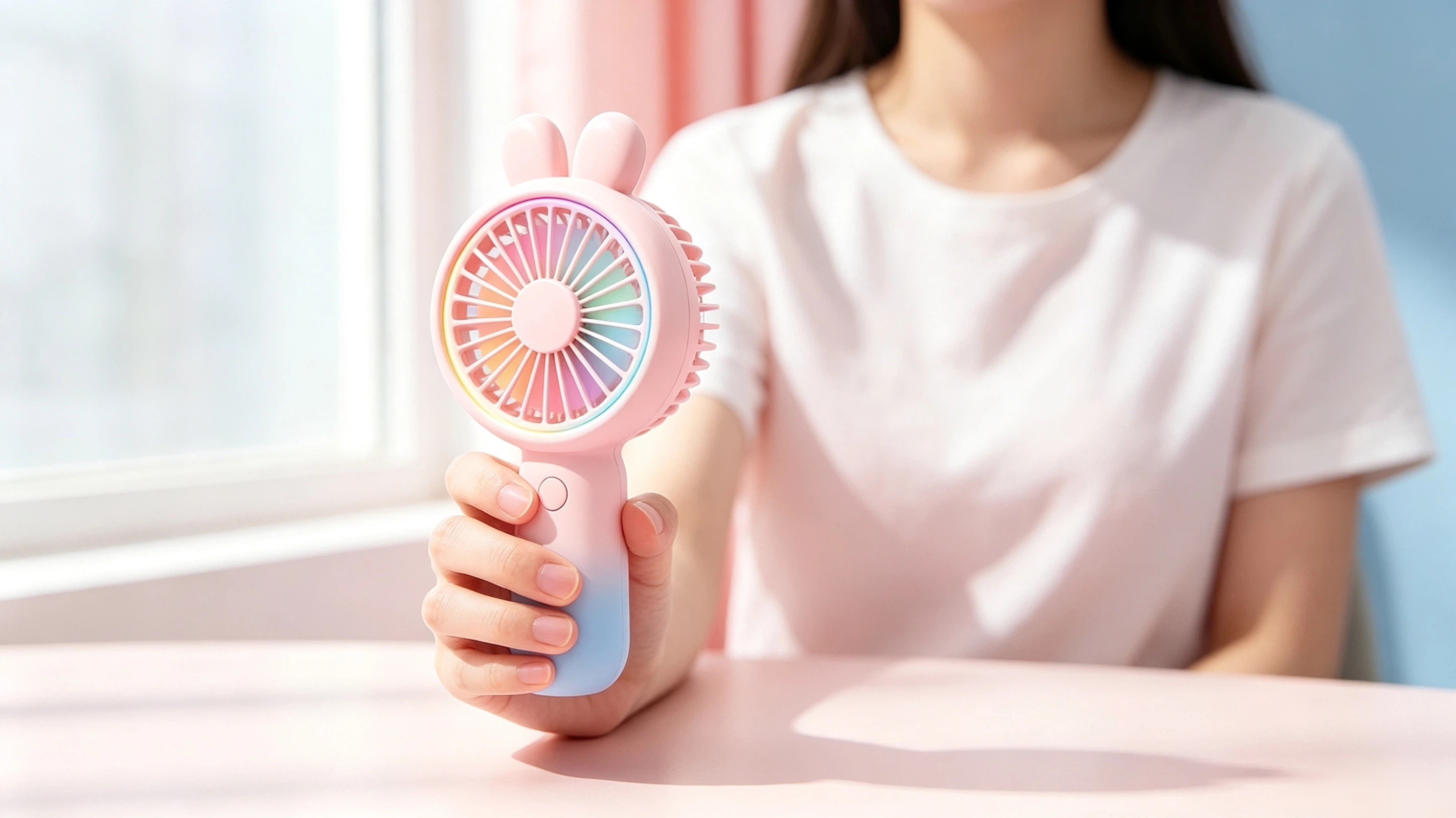 bionics，Sprouting system，Handheld fan，