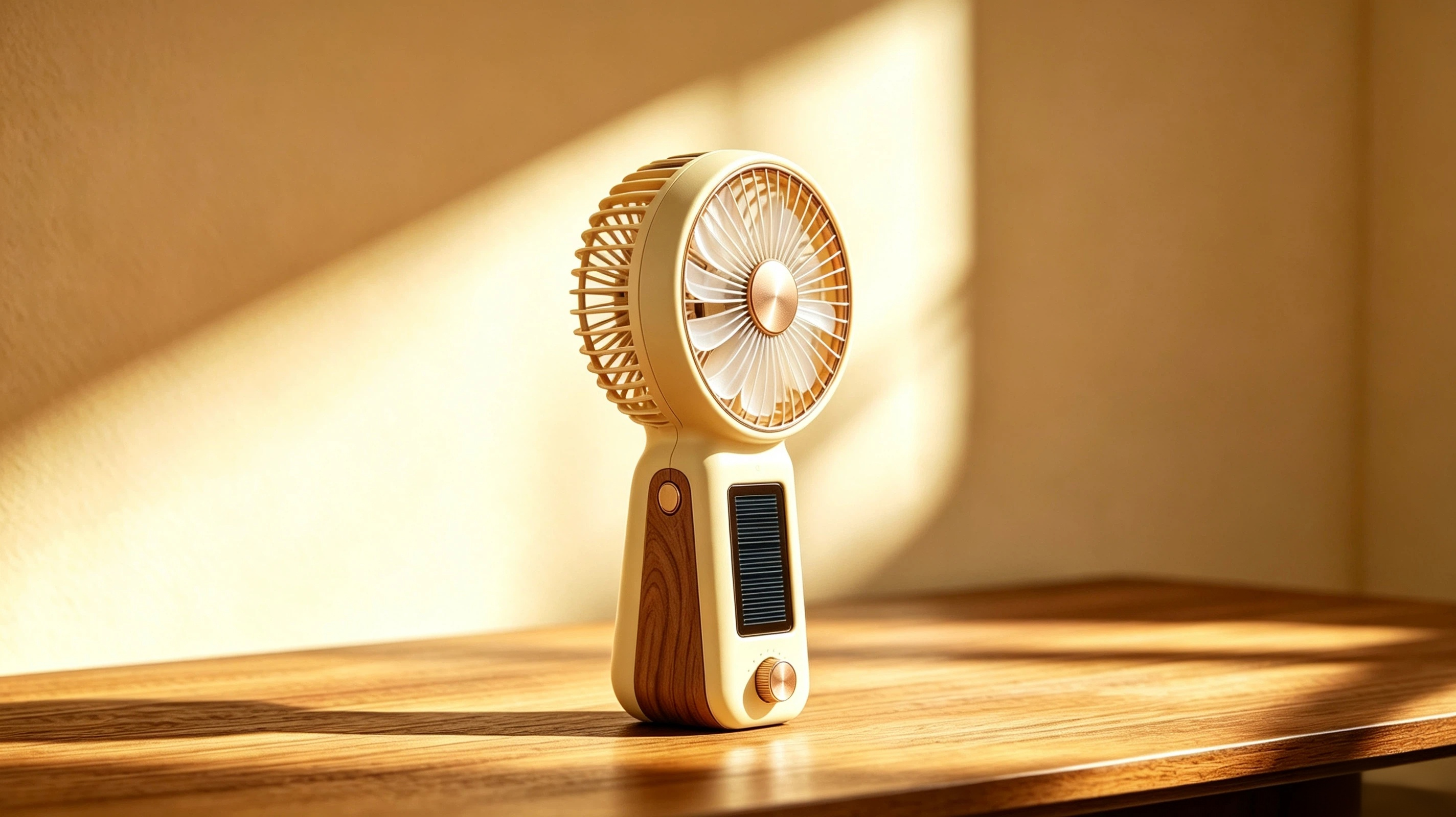 Handheld fan，Portable，solar energy，