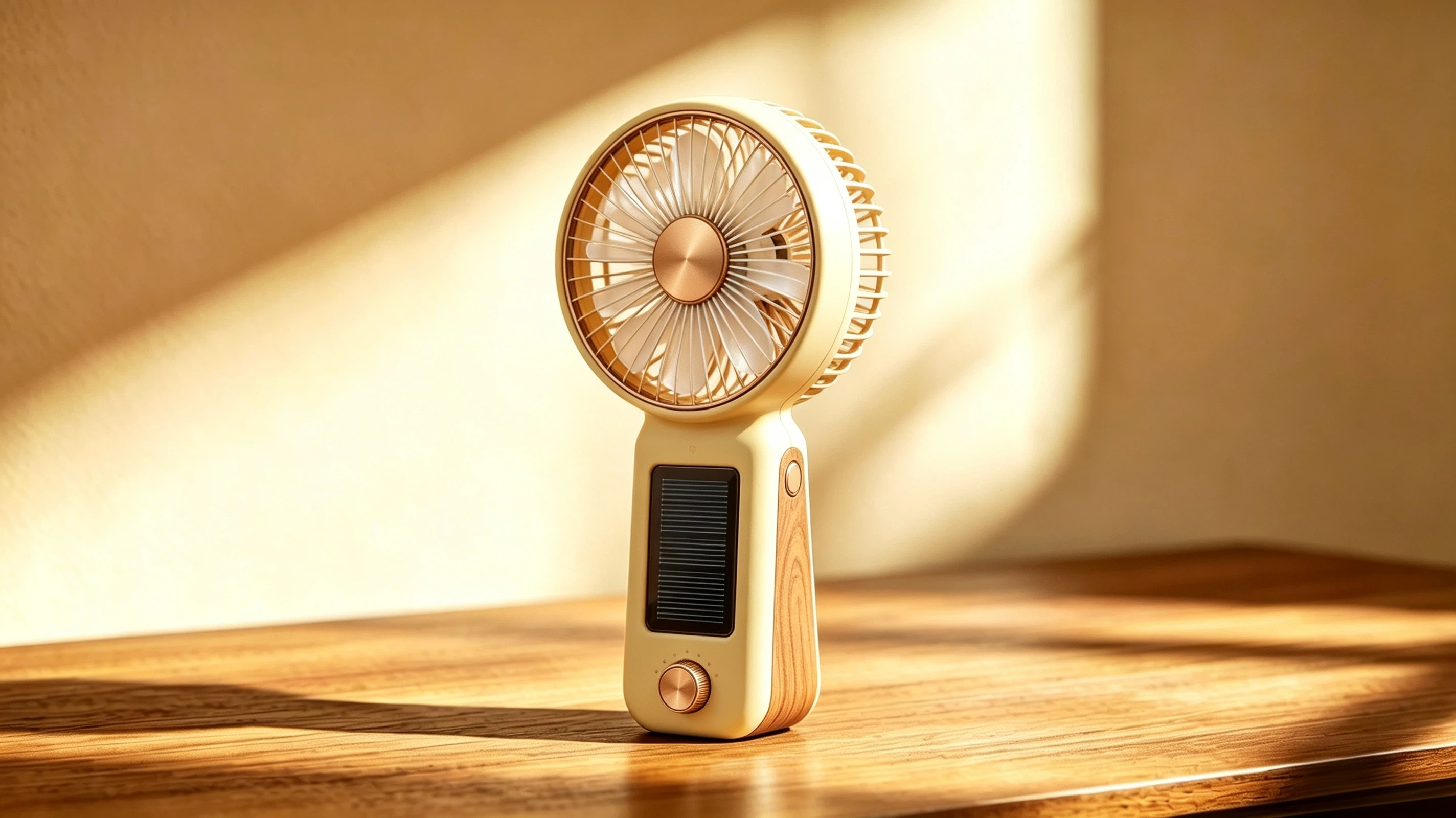 Handheld fan，Portable，solar energy，