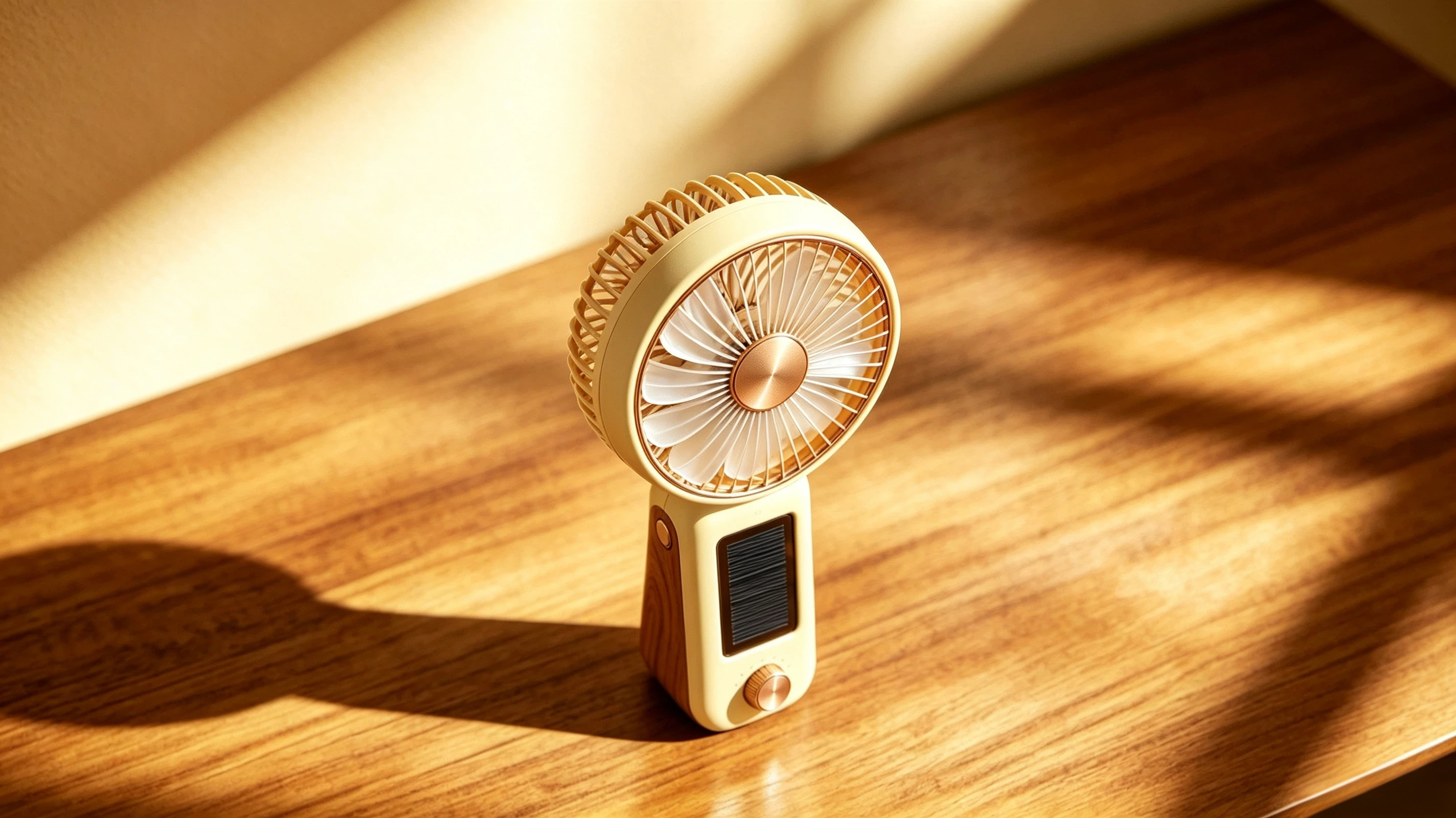 Handheld fan，Portable，solar energy，