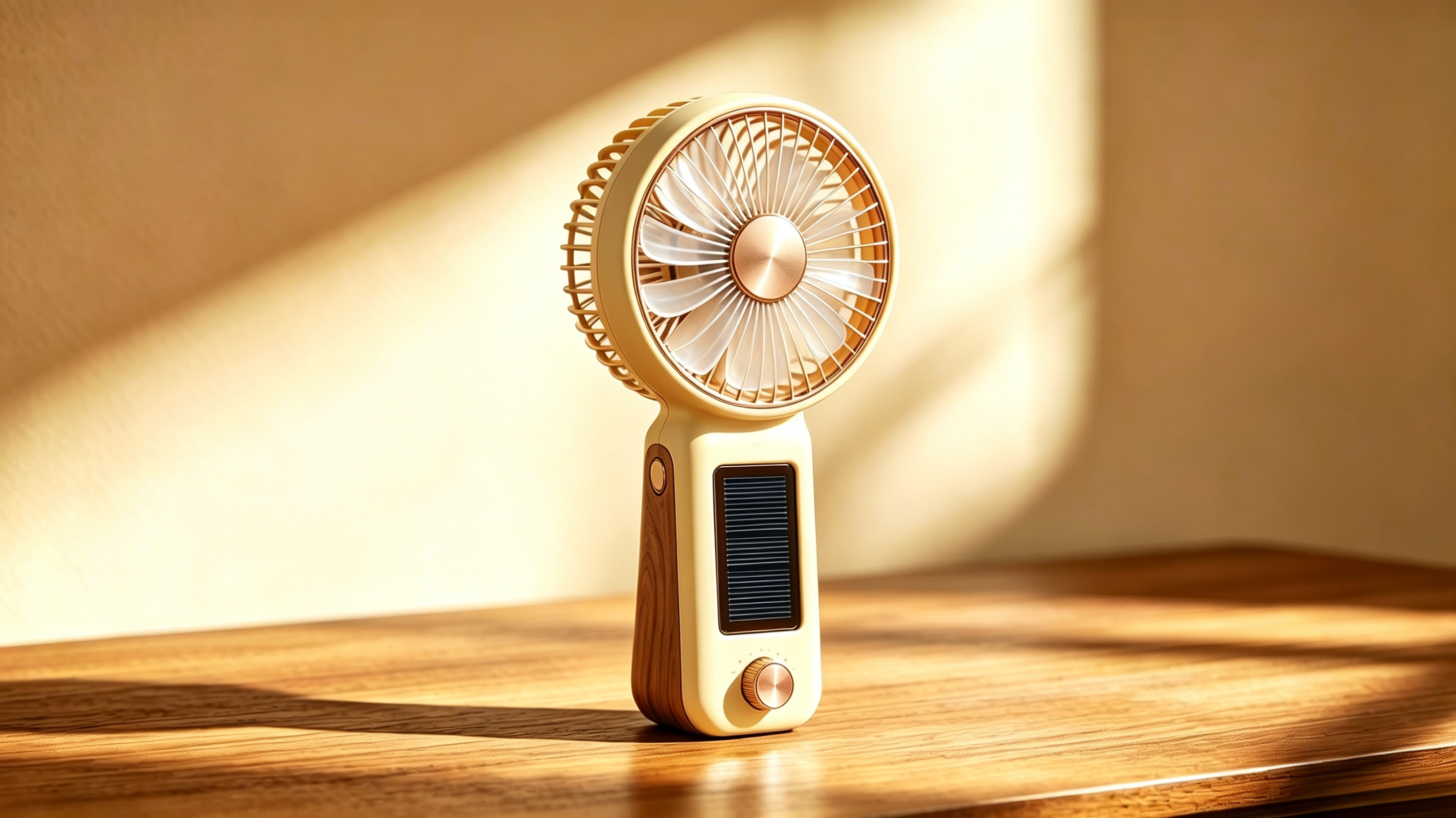 Handheld fan，Portable，solar energy，