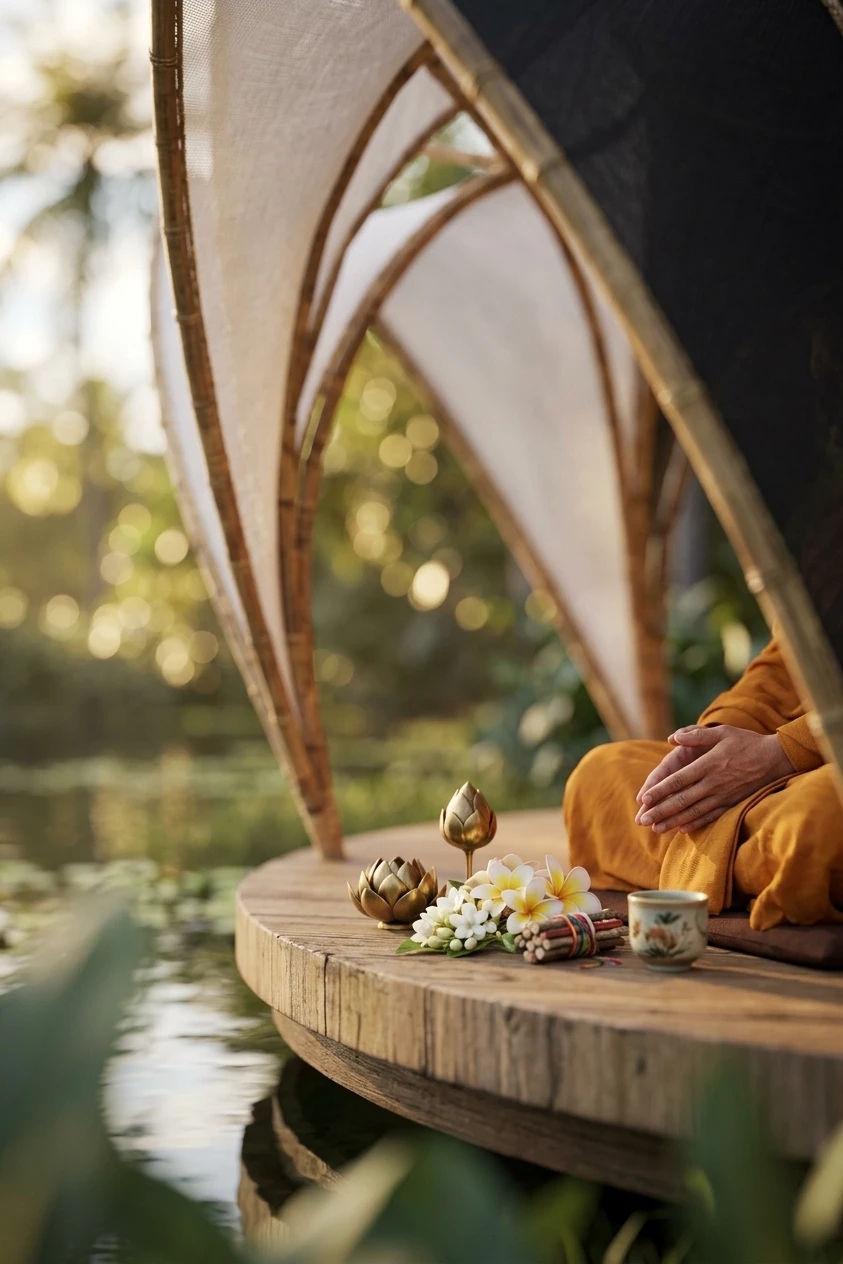 Dharma Lotus Pavilio，Architecture，environmental design，originality，
