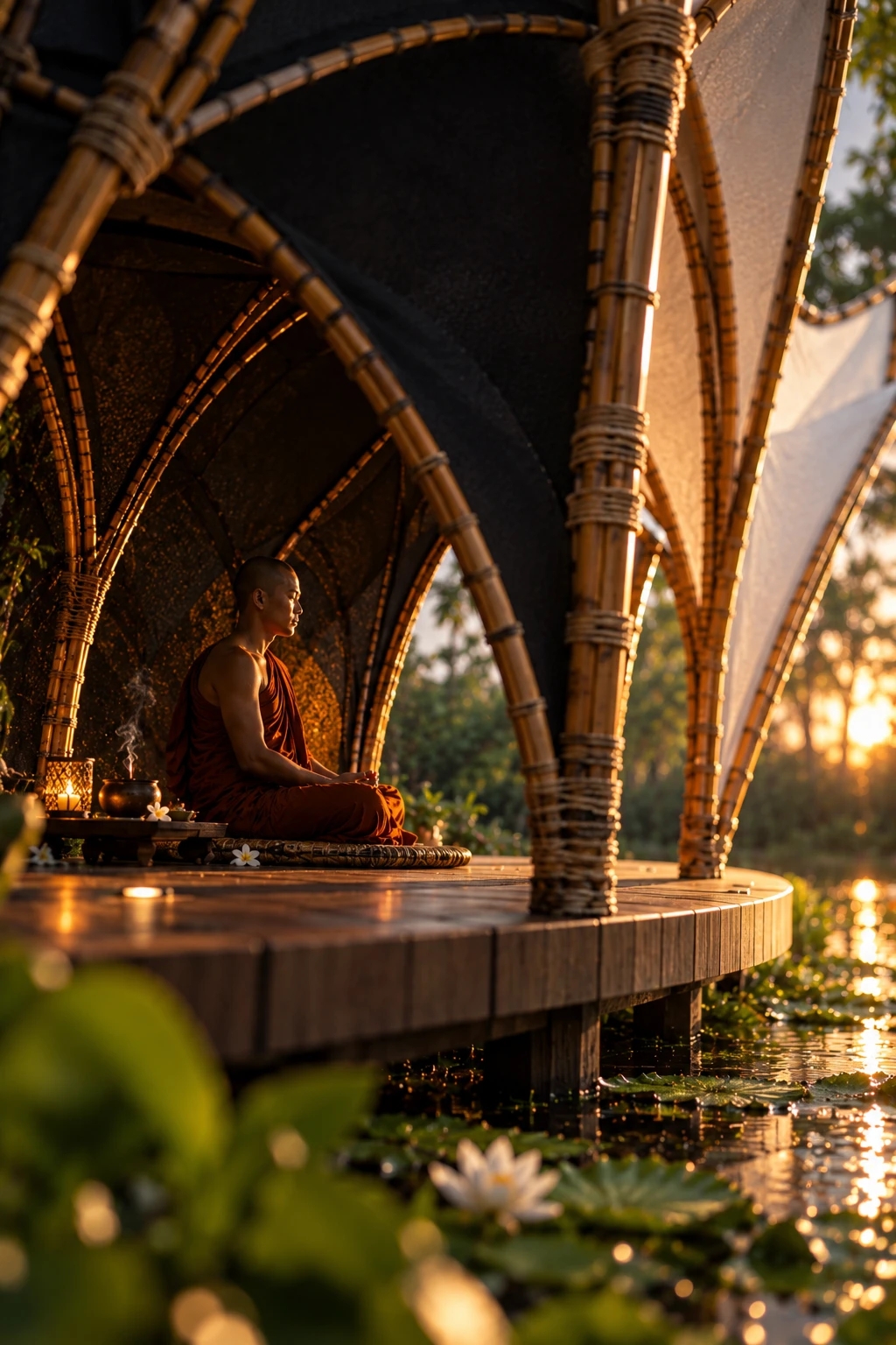 Dharma Lotus Pavilio，Architecture，environmental design，originality，