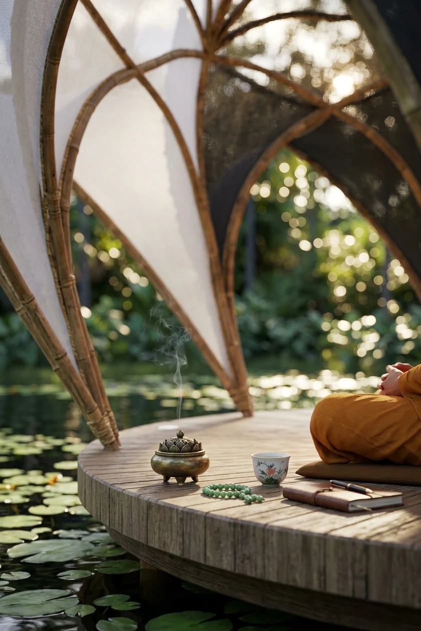 Dharma Lotus Pavilio，Architecture，environmental design，originality，