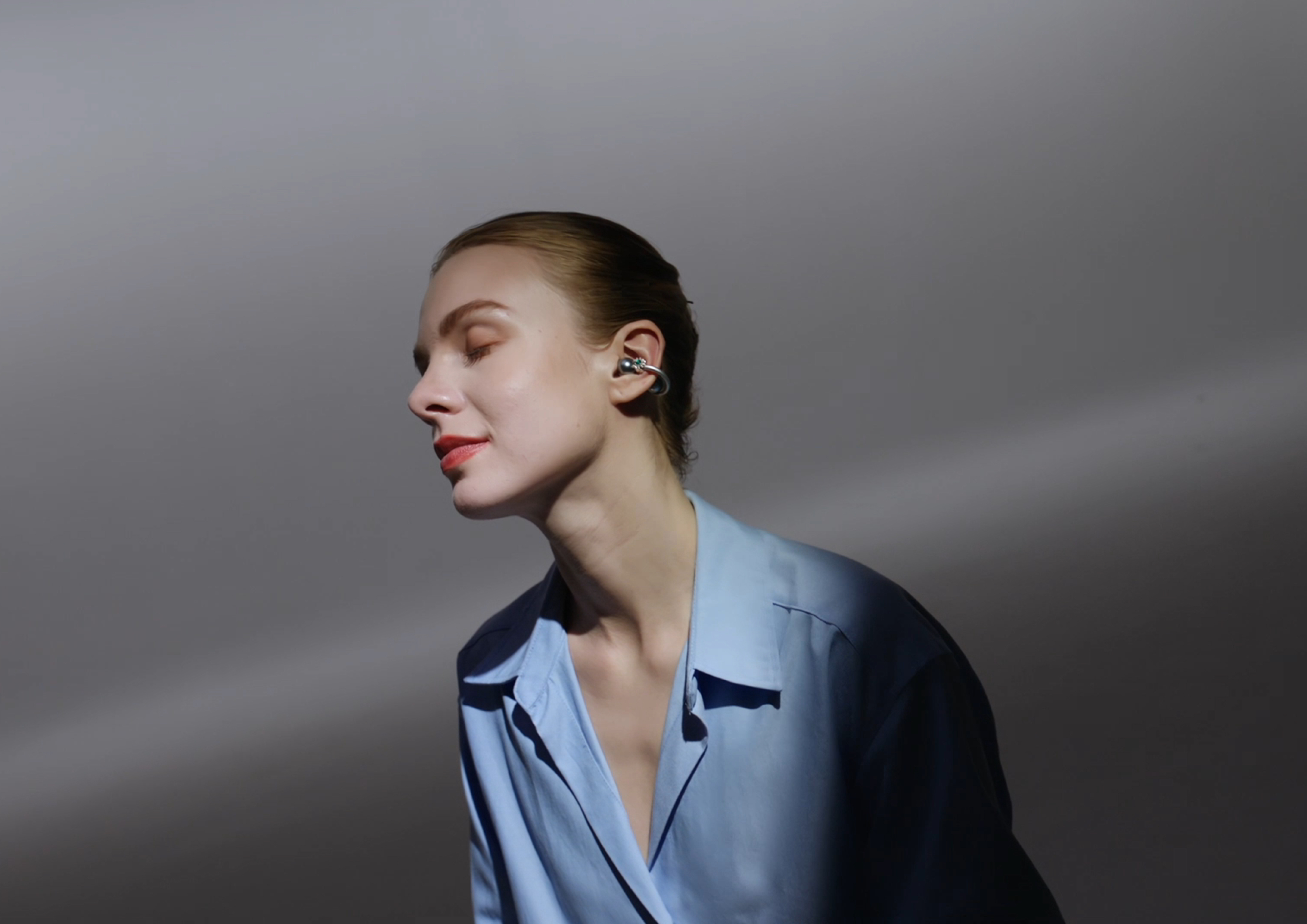Earphone，AI headphones，Digital 3C，Open headphones，Earphone with ear clip，product design，