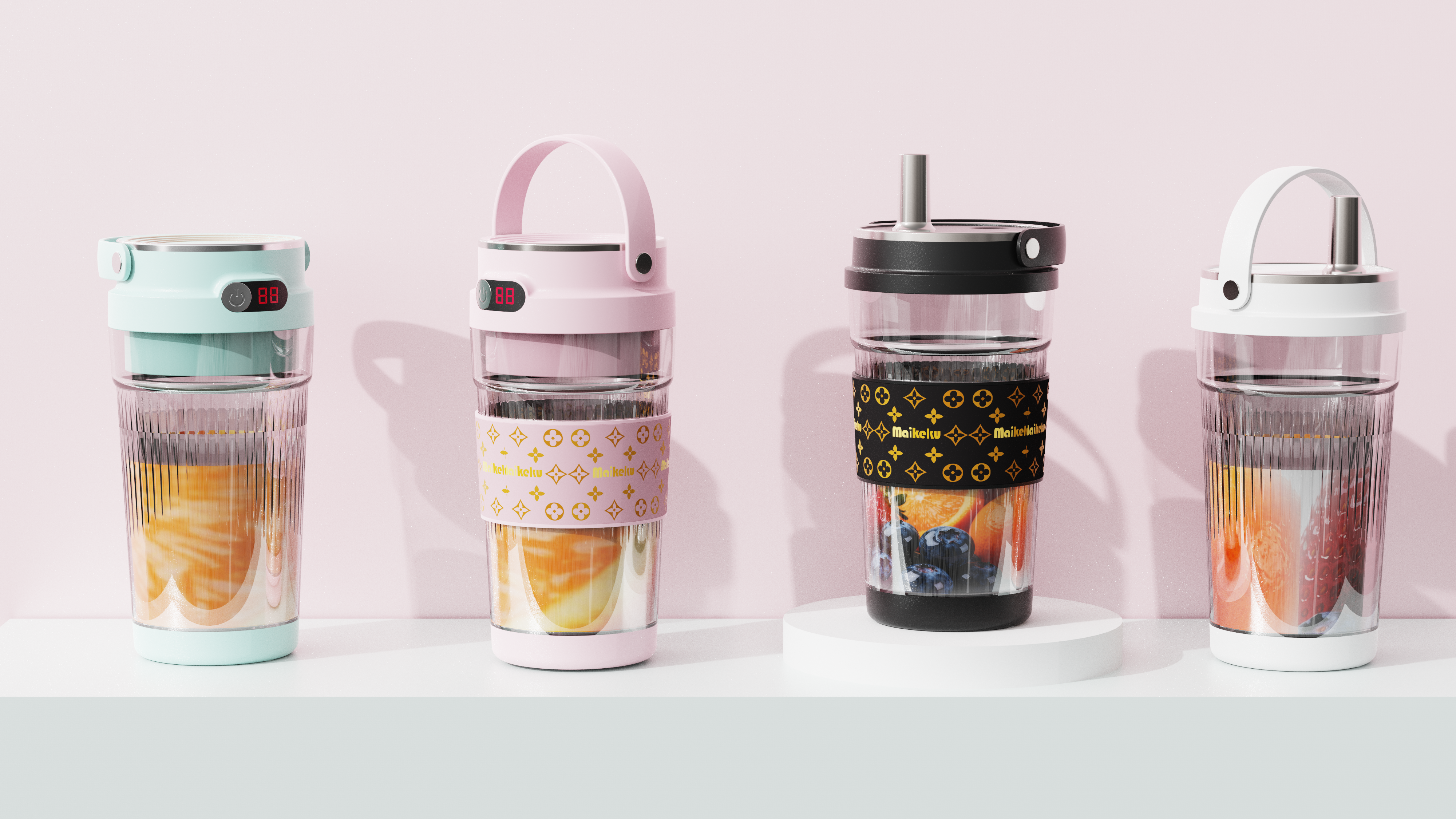 Portable juice cup，Portable juicing cup，industrial design，One Environment Industrial Design，designer，New product design，New product development，