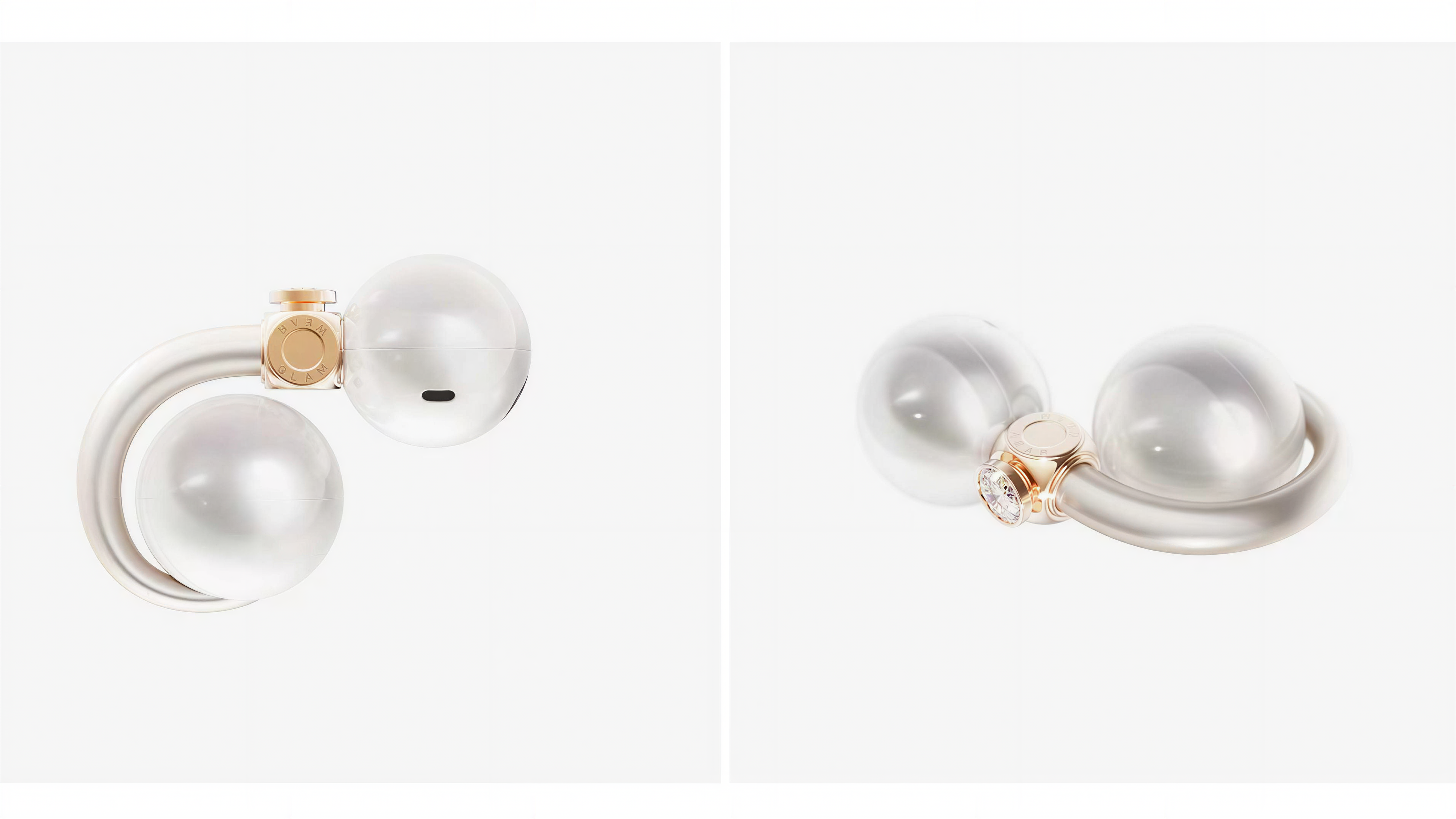 Earphone，AI headphones，Digital 3C，Open headphones，Earphone with ear clip，product design，