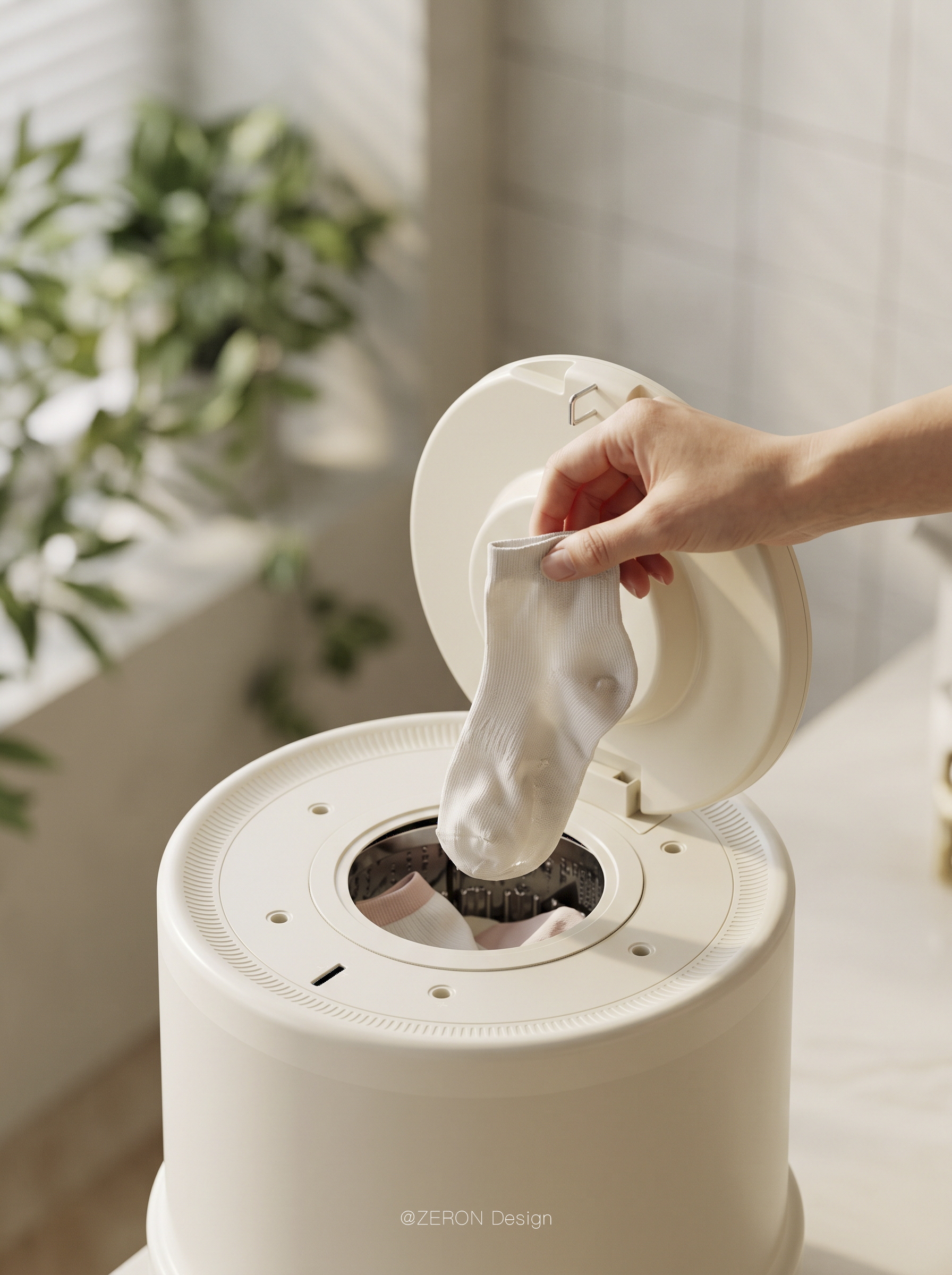 industrial design，product design，Washing machine，fully automatic，