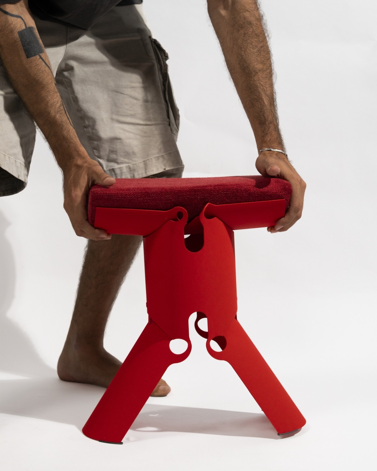 Pipe Stool，steel pipe stool，furniture，originality，