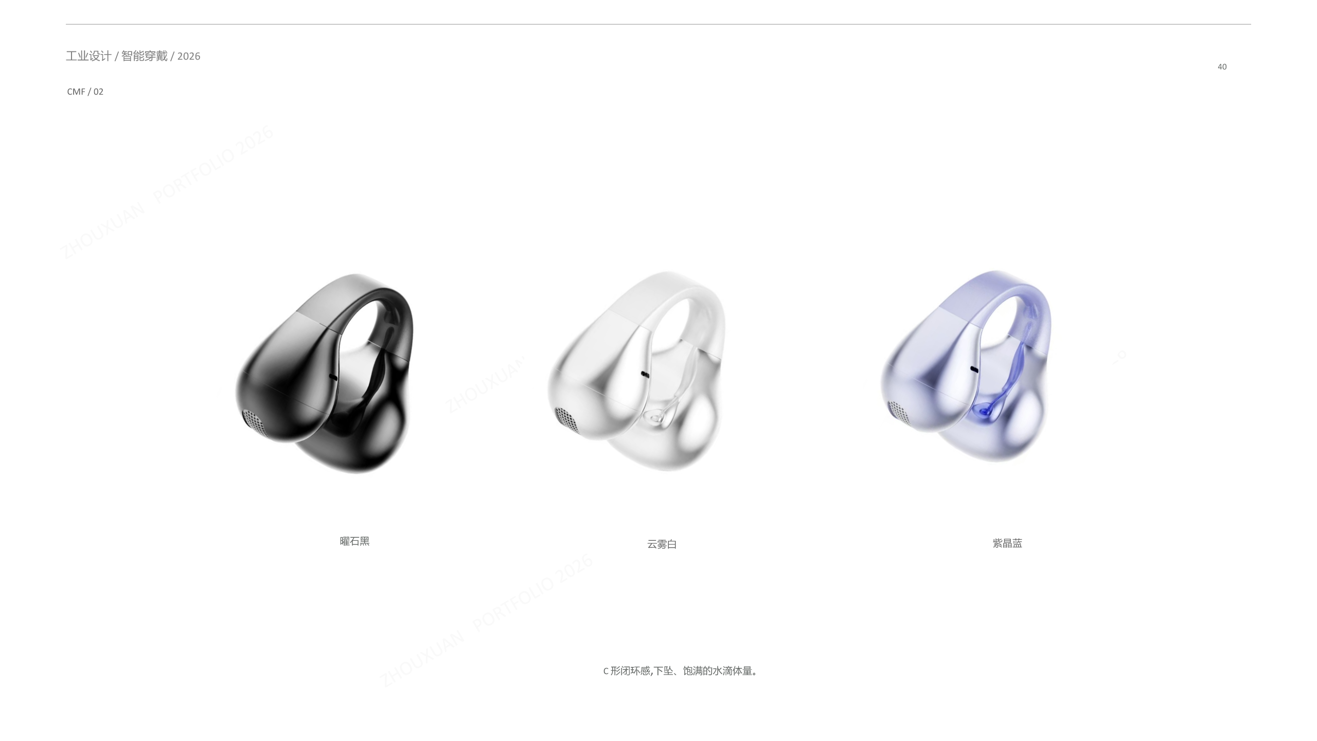 industrial design，sample reels，Smart wear，household electrical appliances，