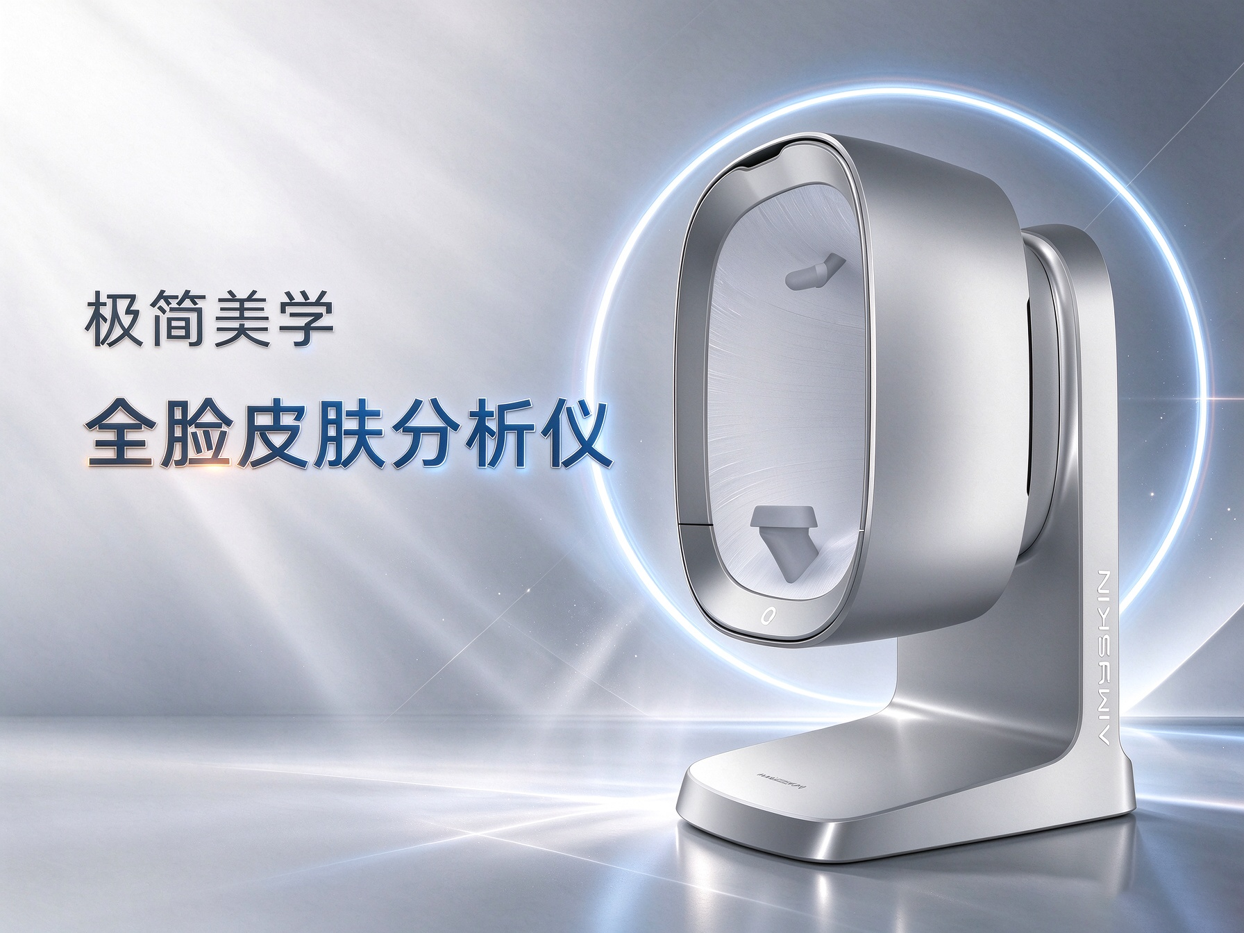 Skin detector，cosmetic instrument，Injection molding，Extremely simple wind，Sense of science and technology，