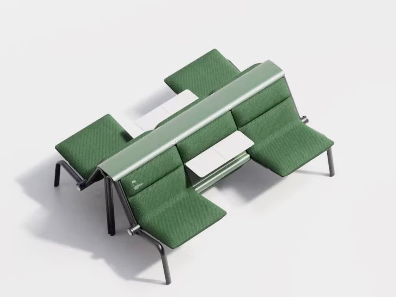 FLIP，Modular public seat system，furniture，communal facilities，