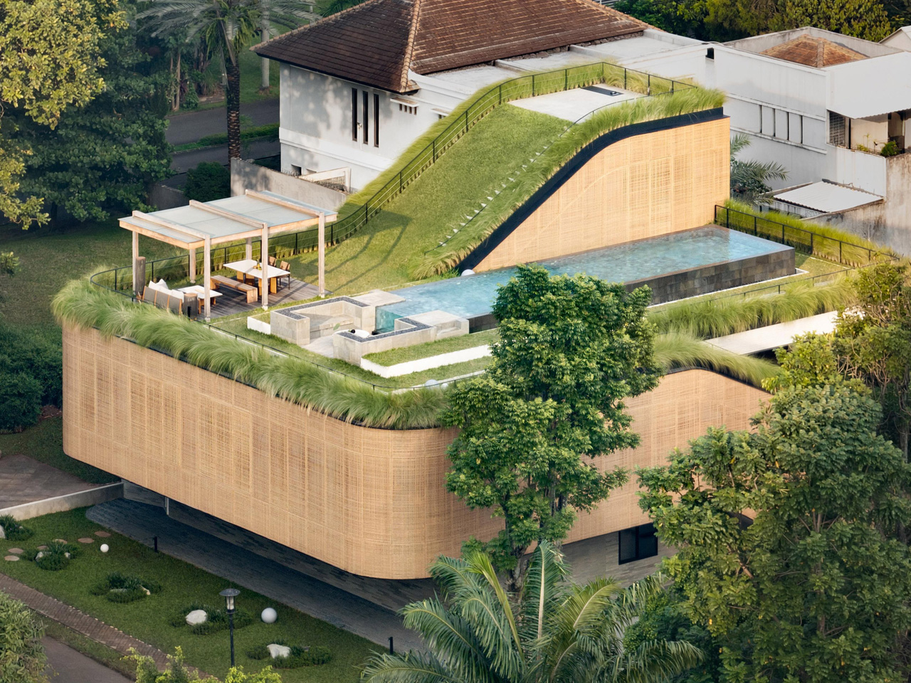 Architecture，environmental design，residence，Split Mass，Residence，