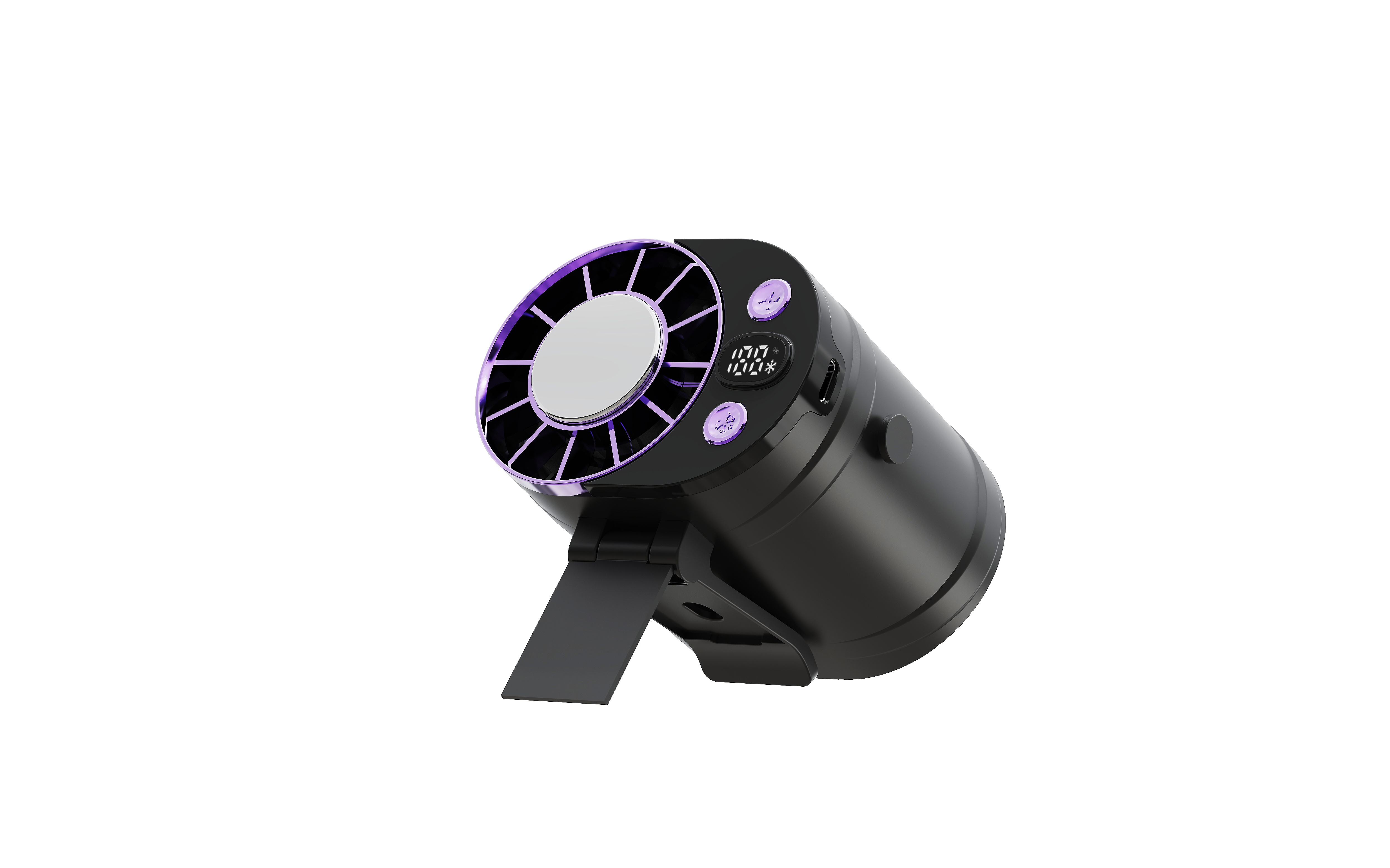 Small fan，Hanging waist fan，Product appearance design，Product structure design，