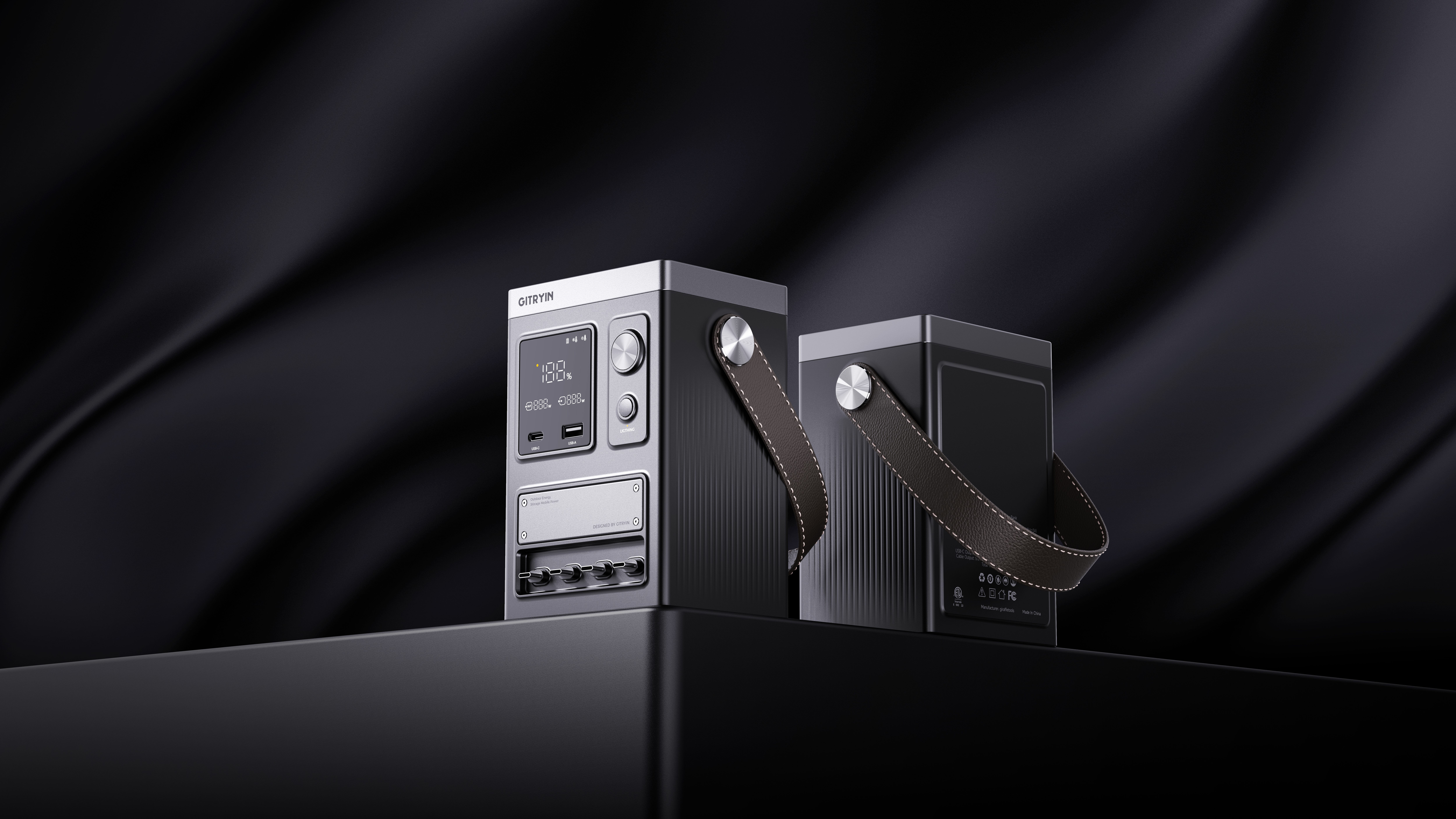 product design，industrial design，portable source，portable battery，Collection of industrial design works，Product modeling，3D rendering，Appearance design，