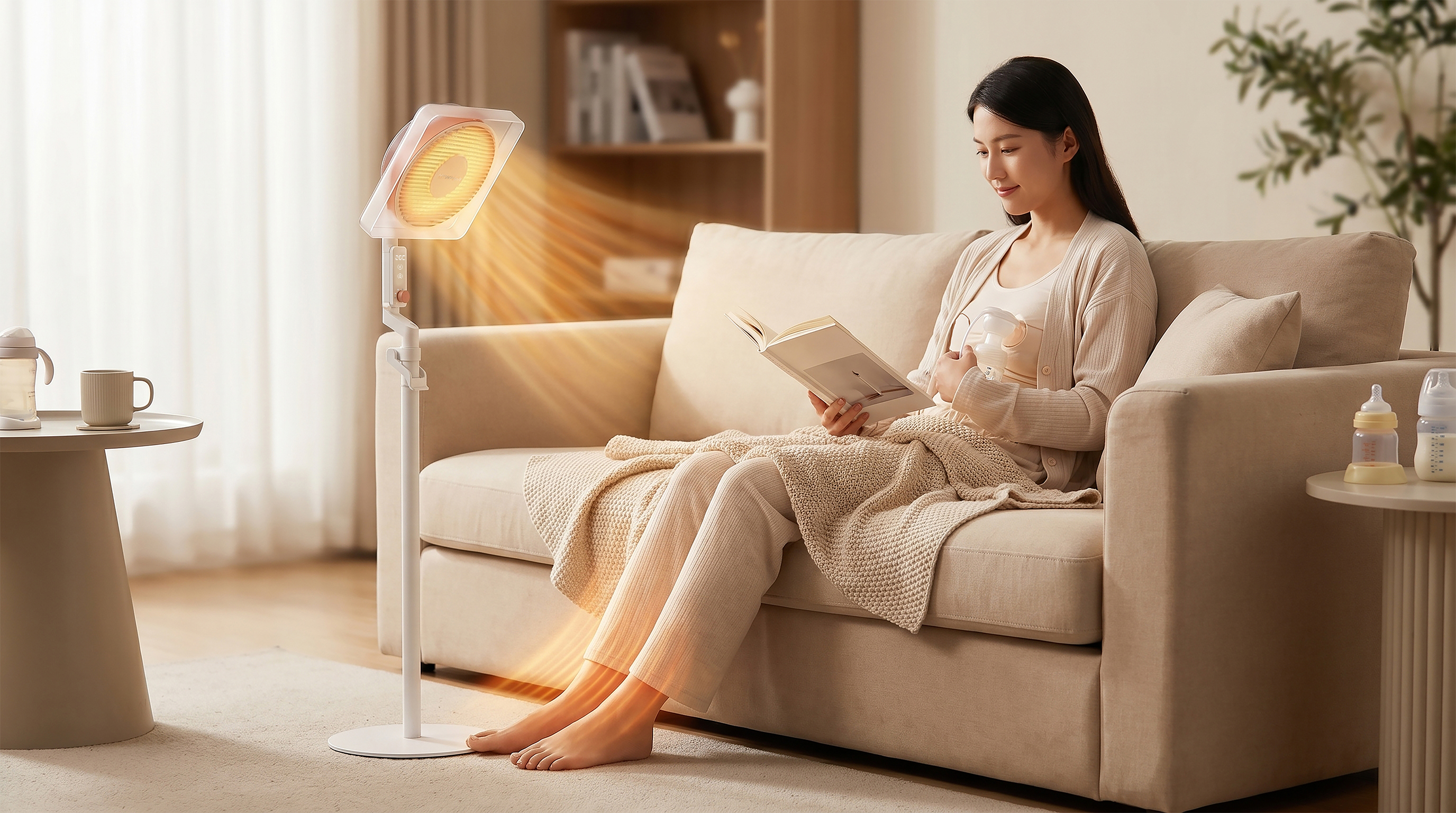 Heater，Air heater，Mother and baby，baby，Infant child，Nanfeng industrial design，