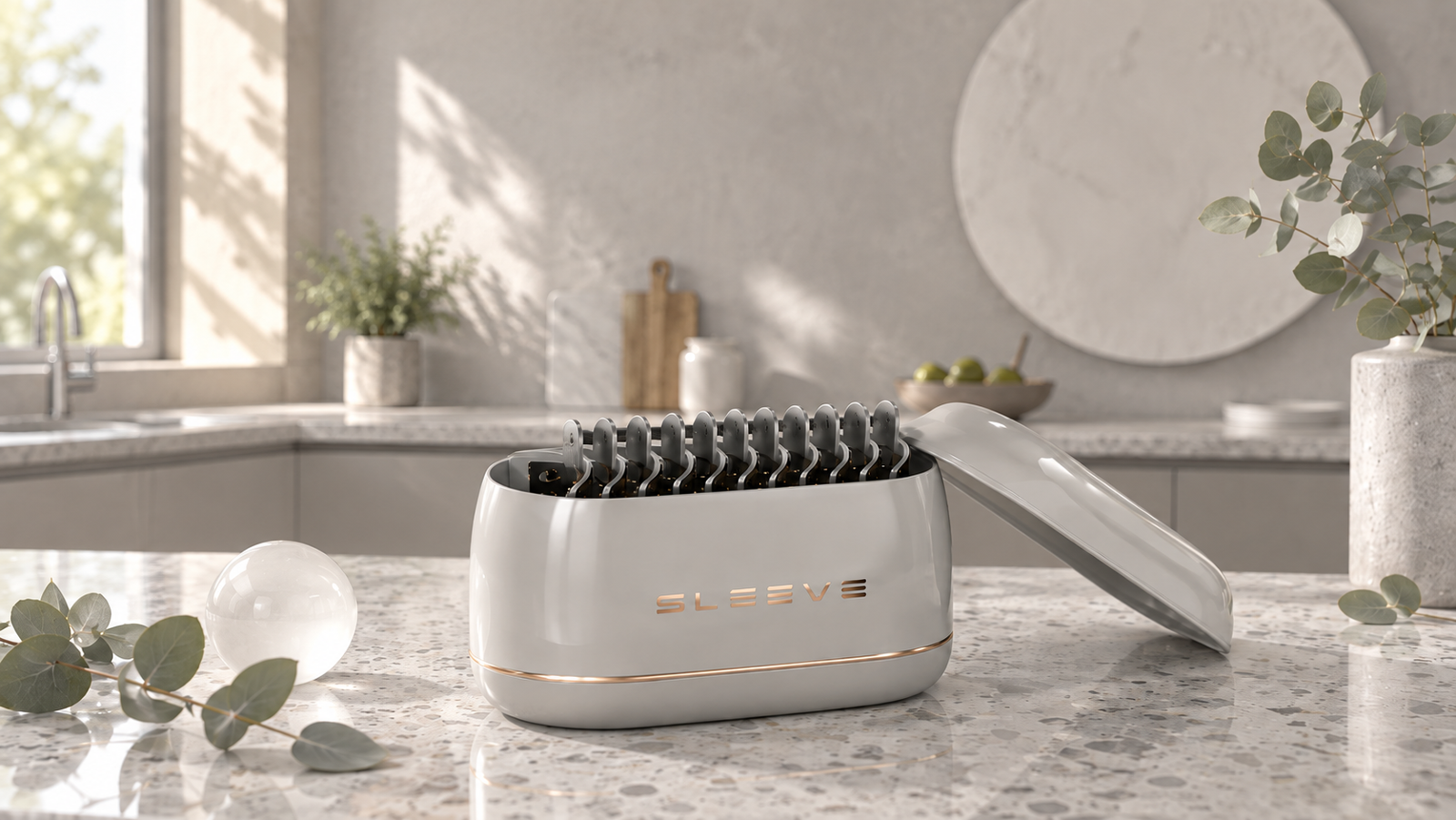 Retro hand-crank vegetable slicer，