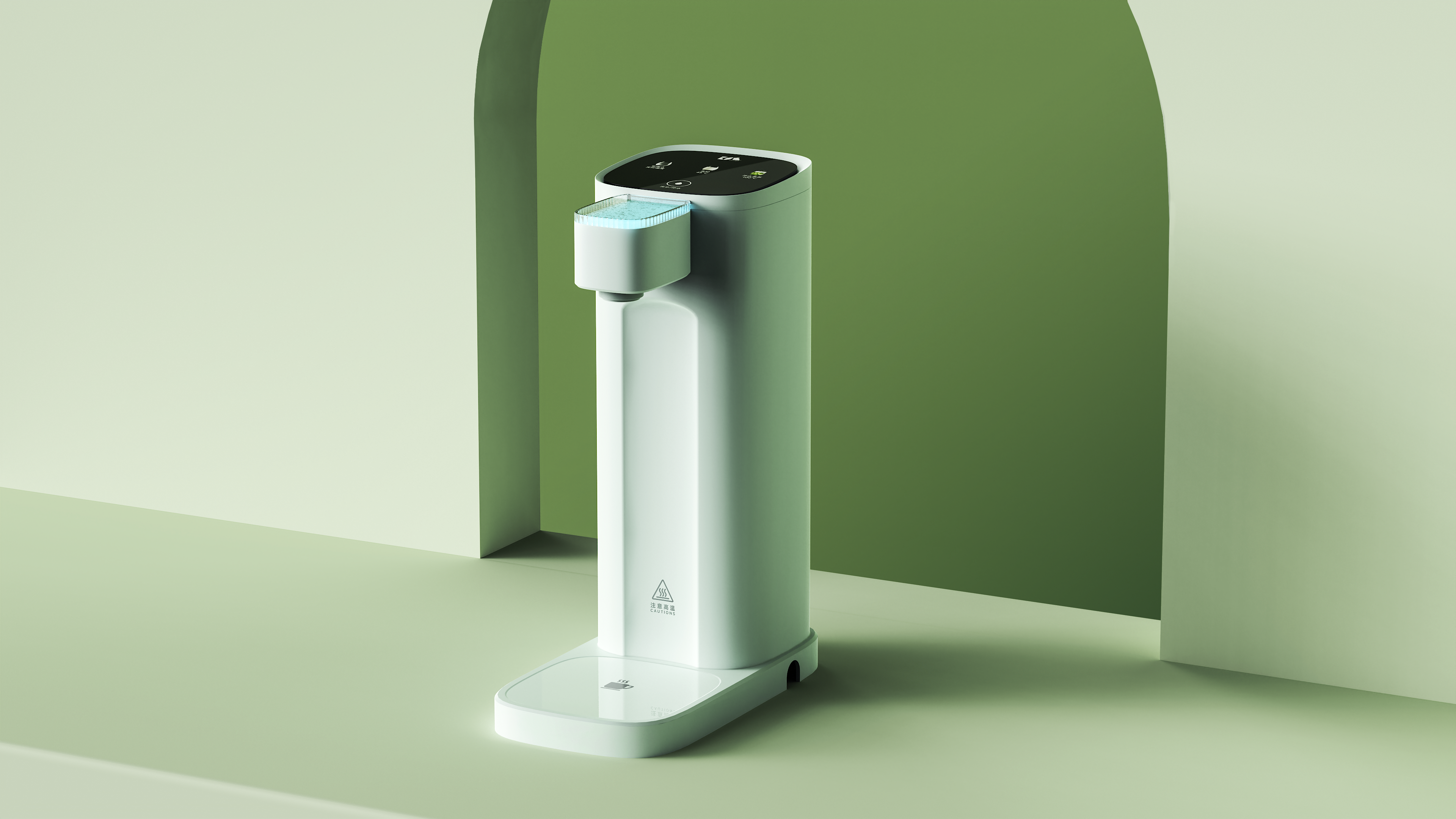 Water pump，Water dispenser，Water Appliances，Healing Color Matching，industrial design，