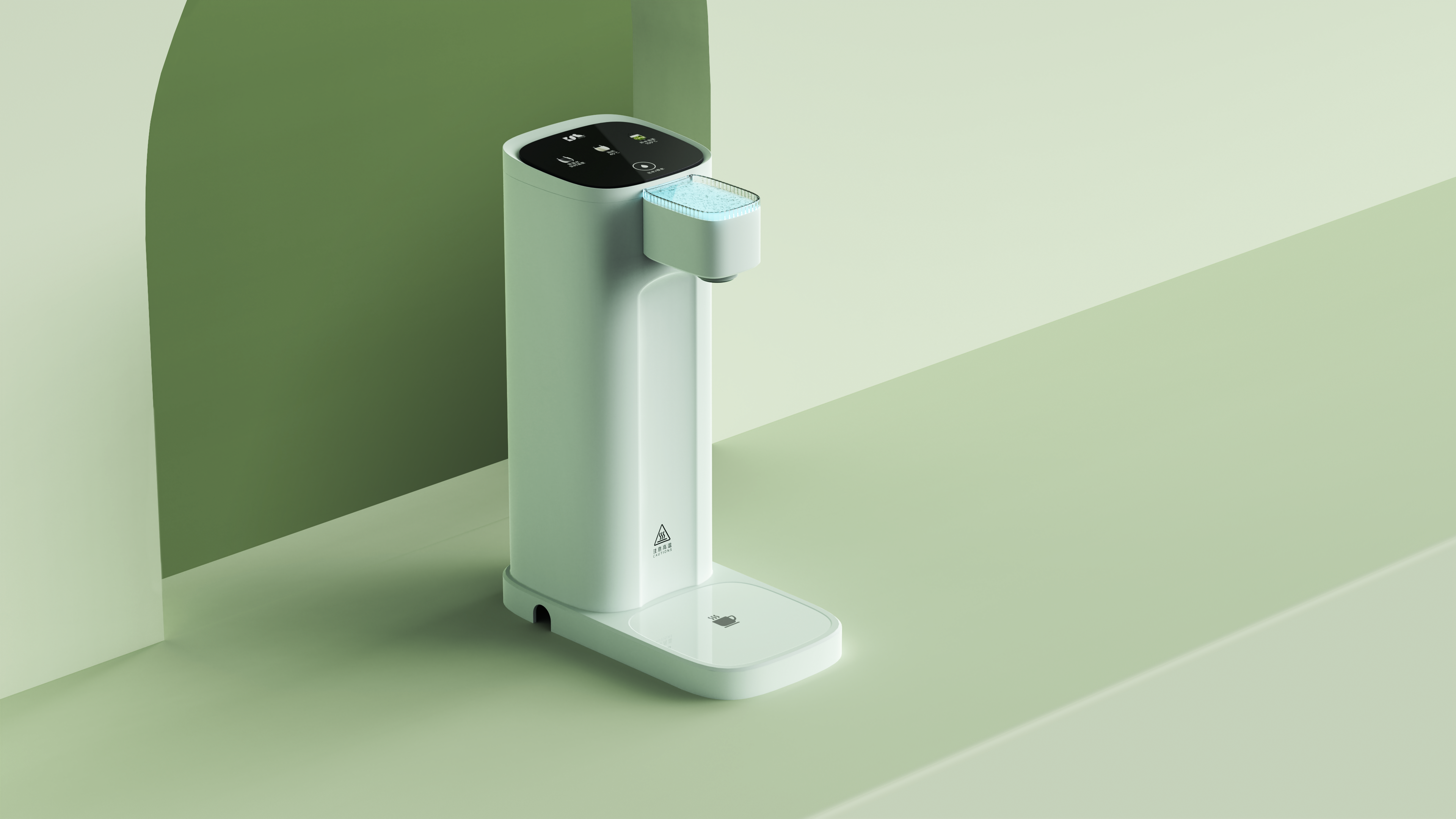 Water pump，Water dispenser，Water Appliances，Healing Color Matching，industrial design，