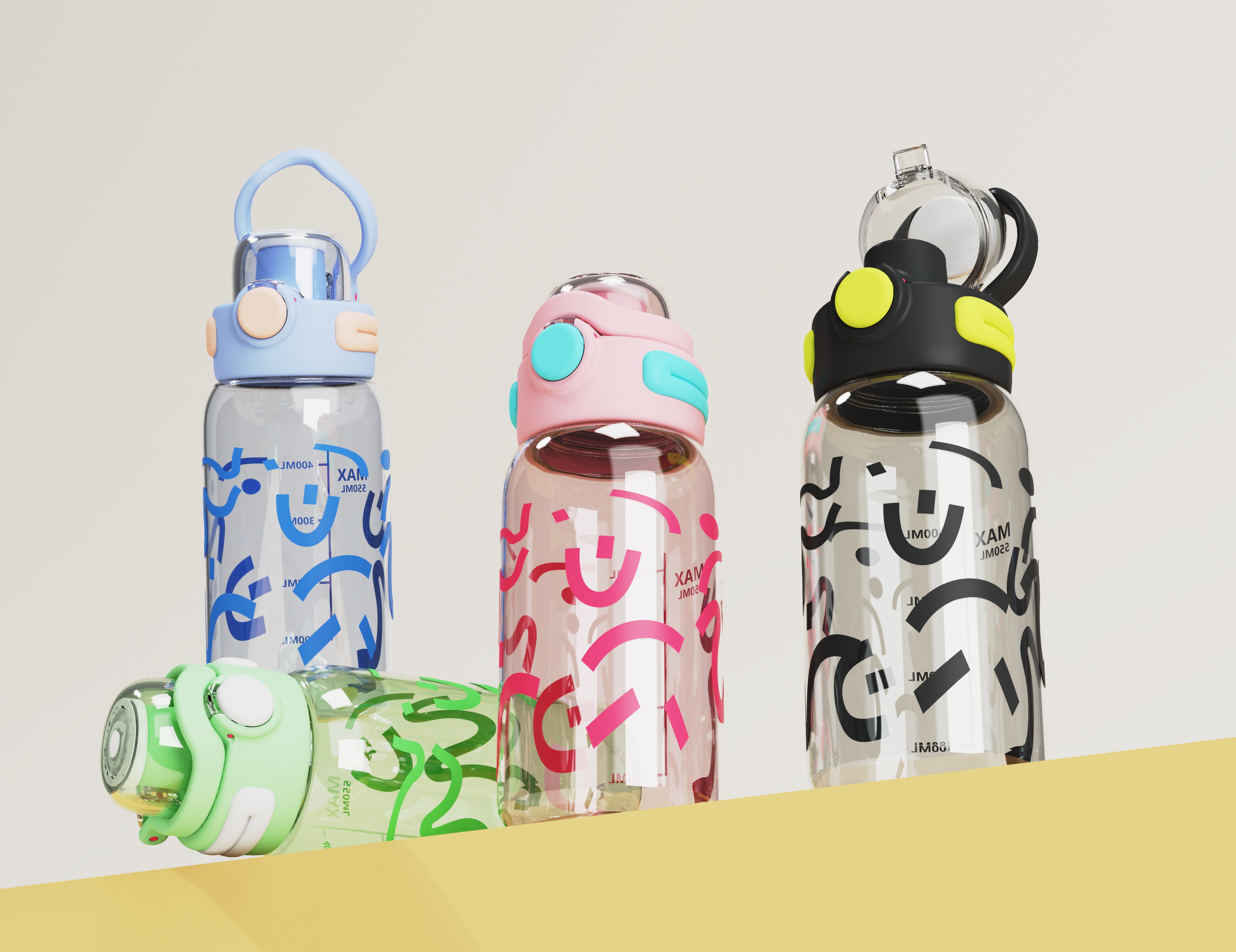 The previous water cup scheme records the design road all the time.，