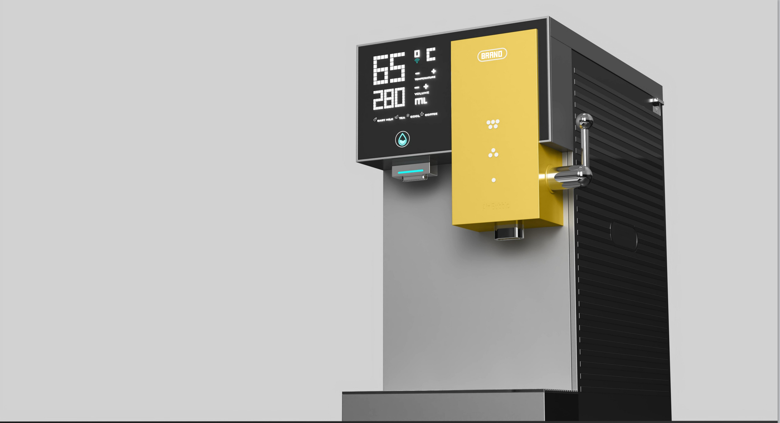 industrial design，product design，Bubble water machine，geometric modeling ，small home appliances，Design services，