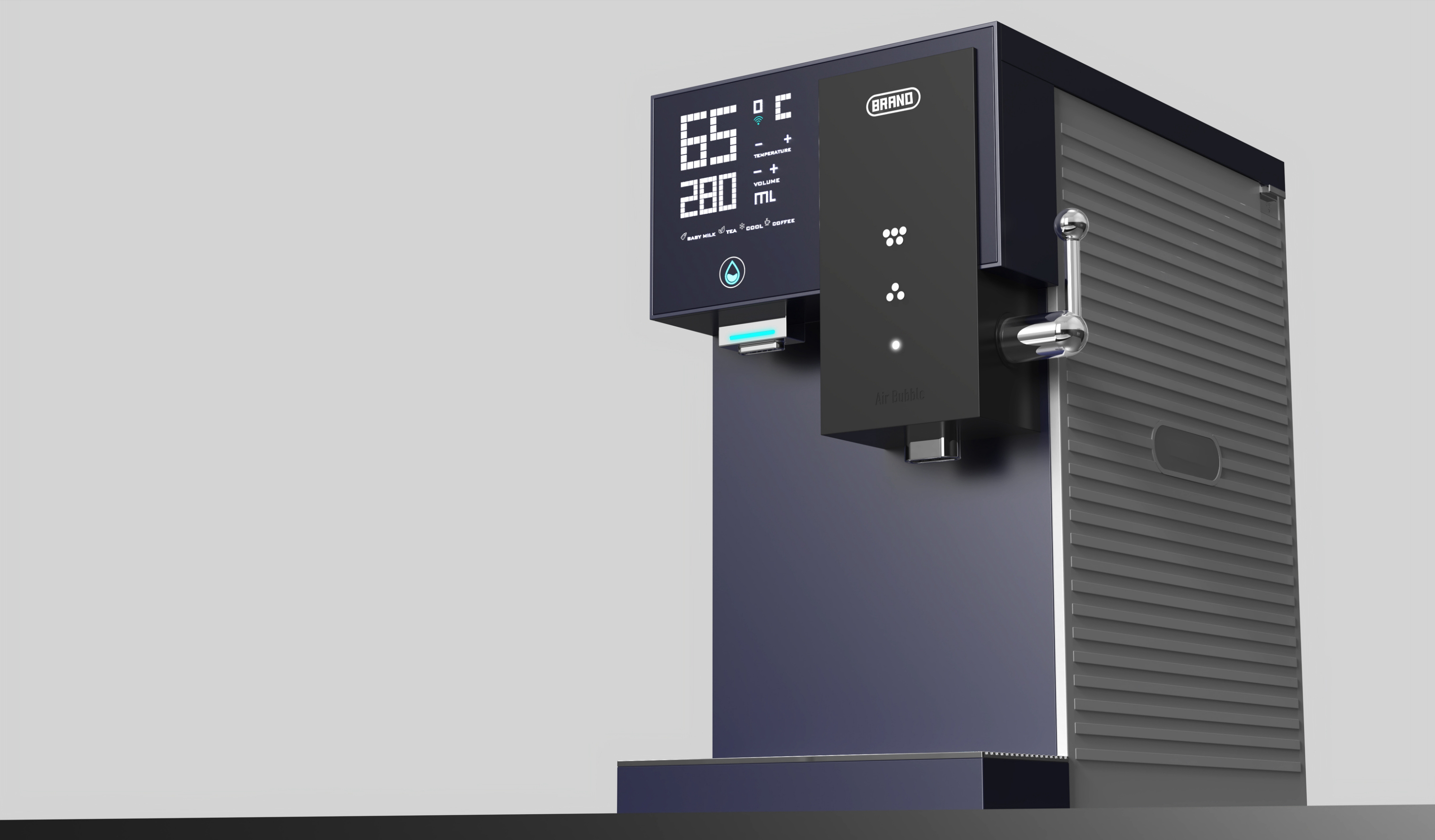 industrial design，product design，Bubble water machine，geometric modeling ，small home appliances，Design services，