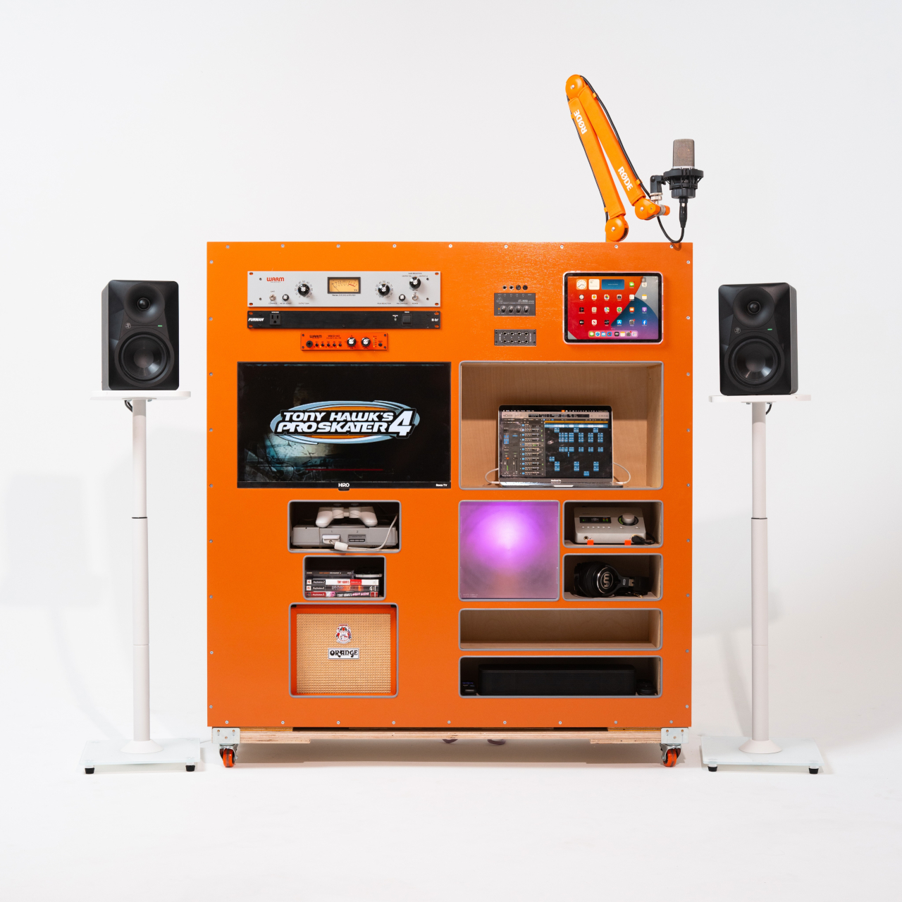 ToyBox，Custom Music Production Desk，Synthesizer Cabinet，Desktop Ecosystem，