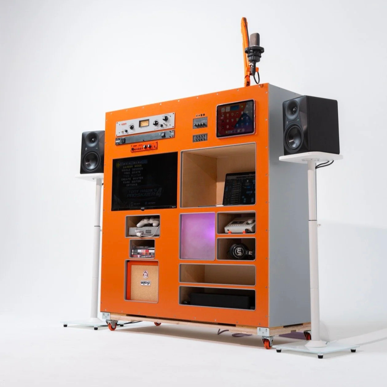 ToyBox，Custom Music Production Desk，Synthesizer Cabinet，Desktop Ecosystem，