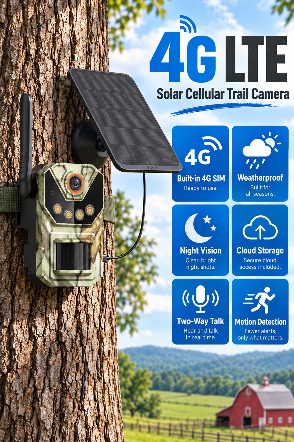 hunting camera，Trail camera，Solar Camera，