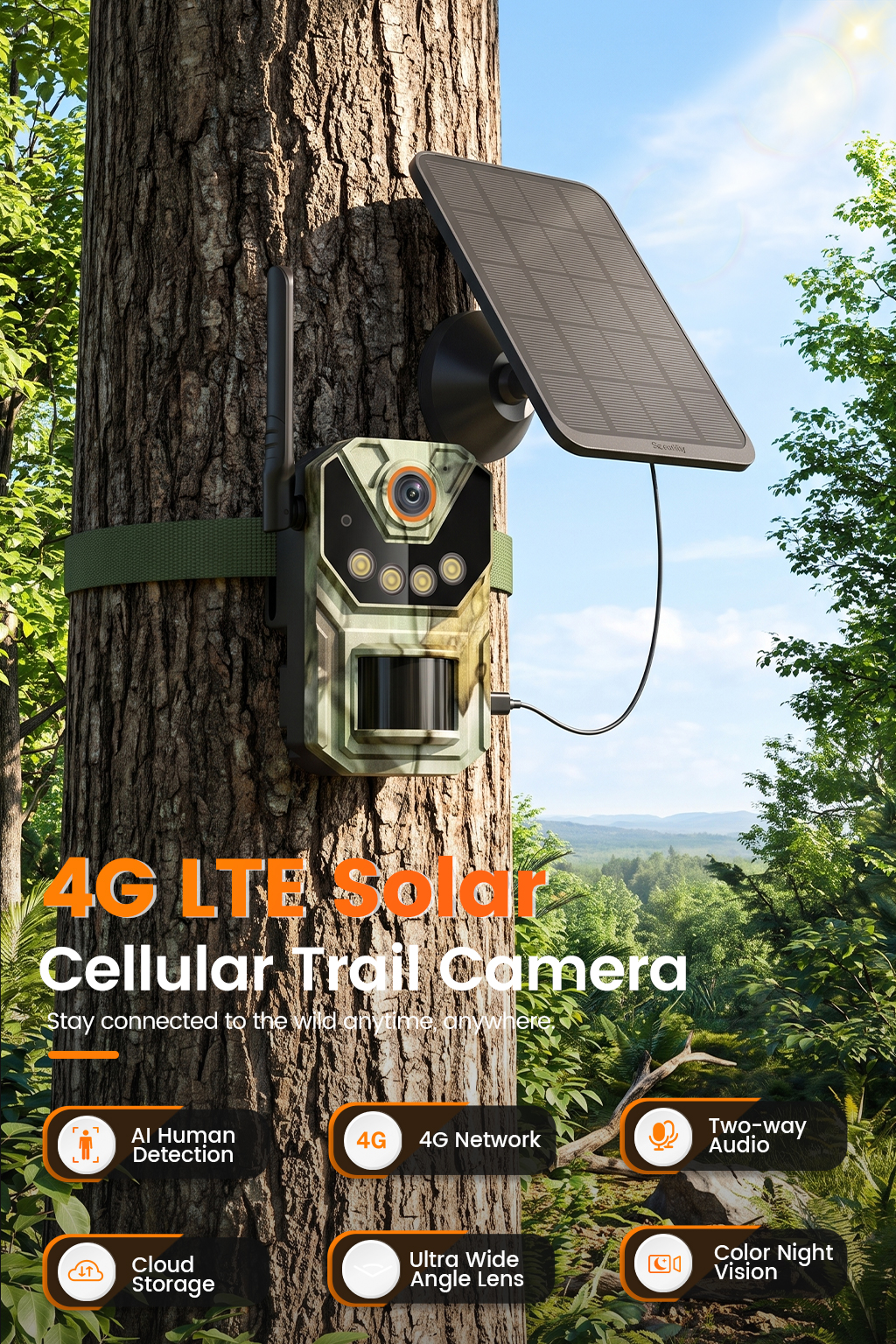 hunting camera，Trail camera，Solar Camera，