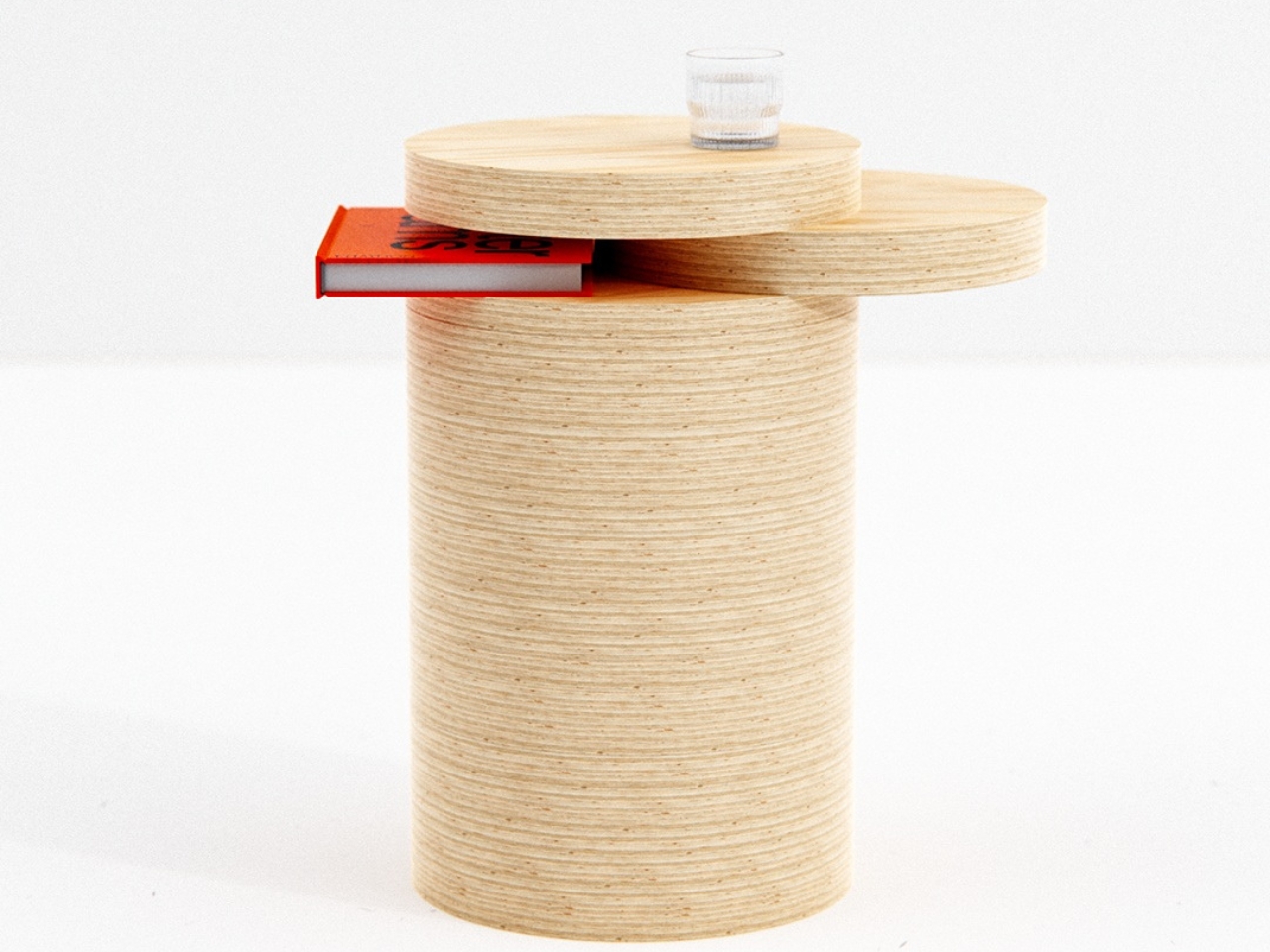 furniture，Side table，Table，Nudge Side Table，