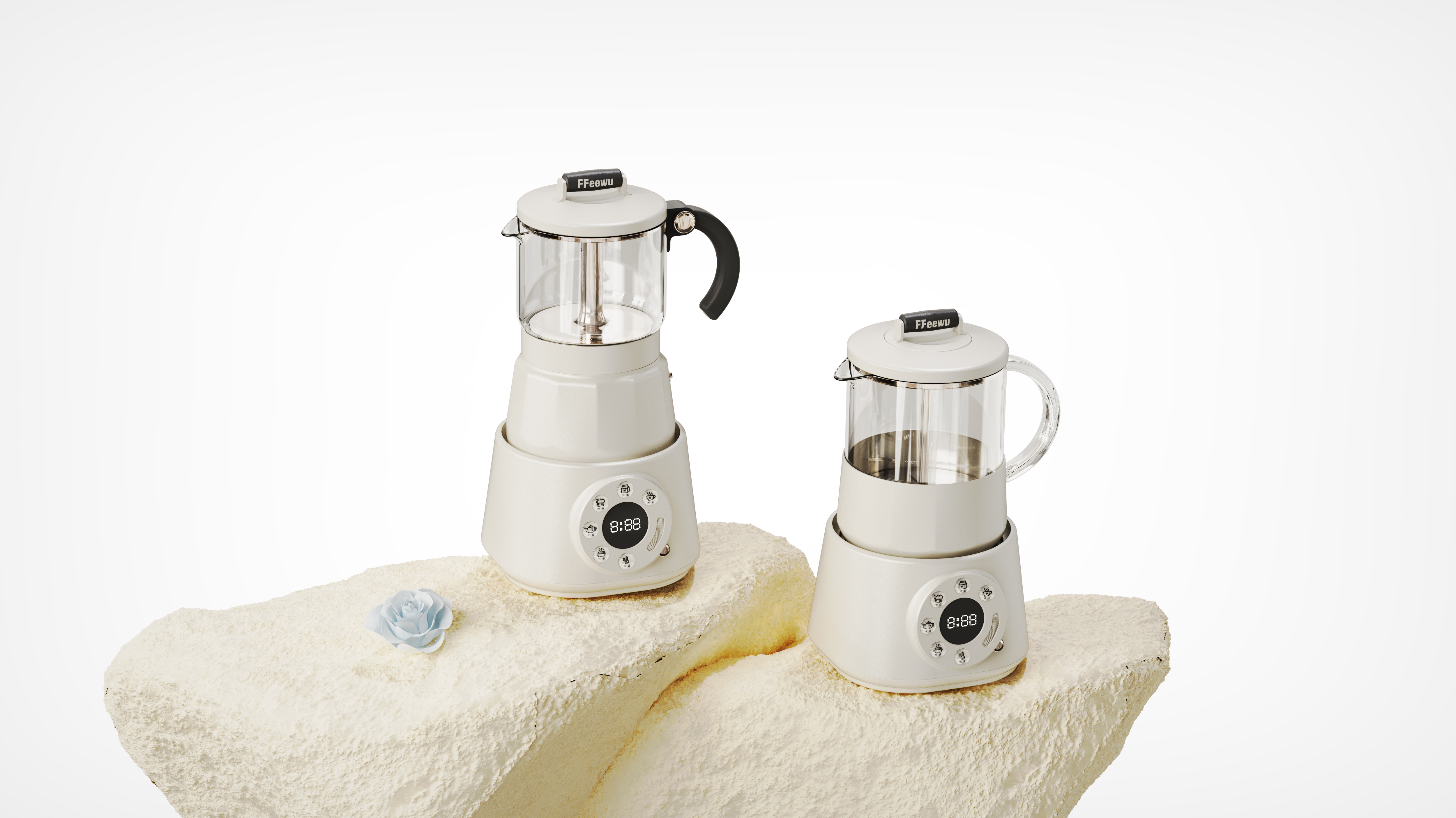 Mocha pot，Coffee pot，Retro，Modern，delicate，grace，Advanced sense，Ritual sense，