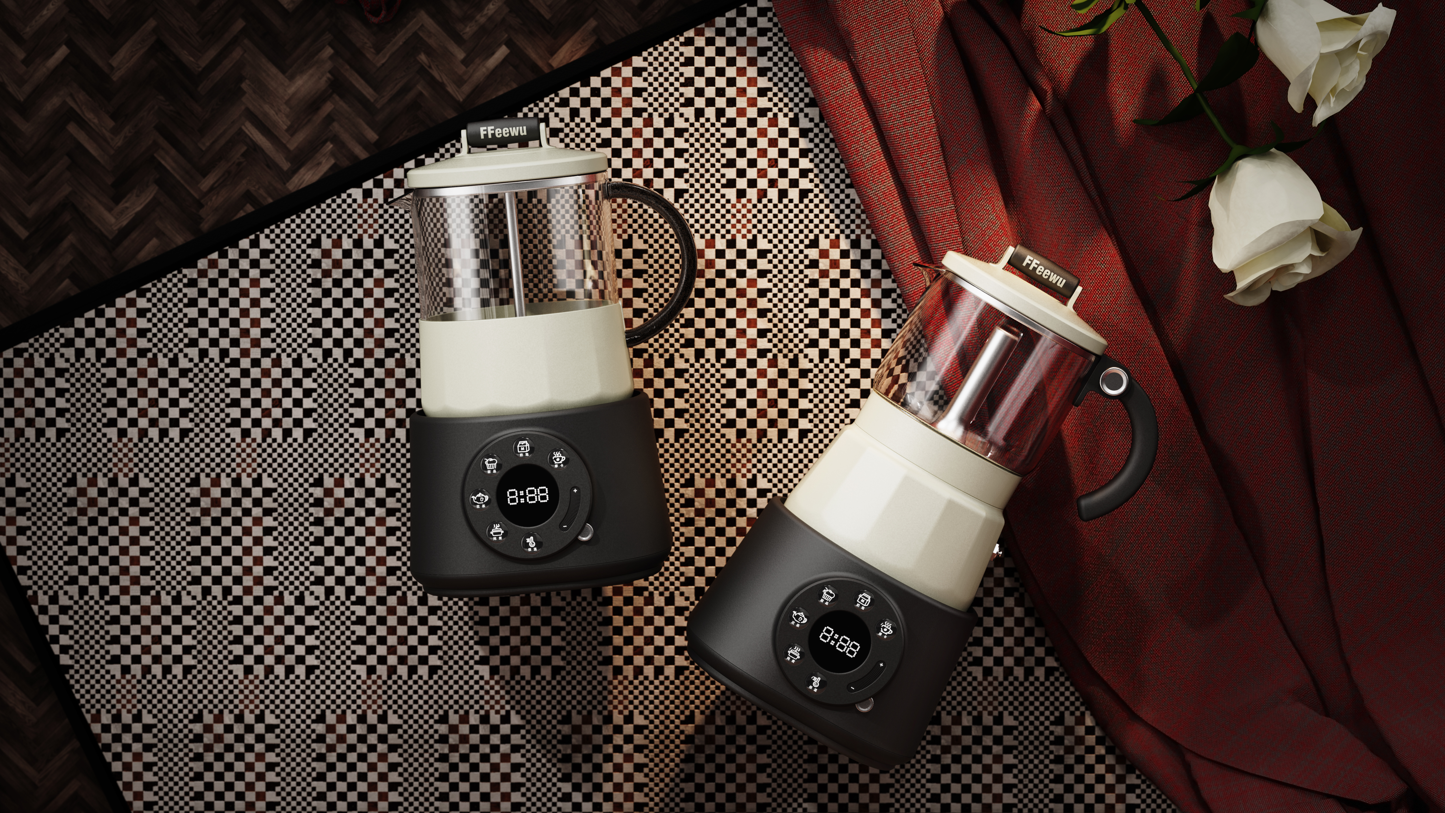 Mocha pot，Coffee pot，Retro，Modern，delicate，grace，Advanced sense，Ritual sense，