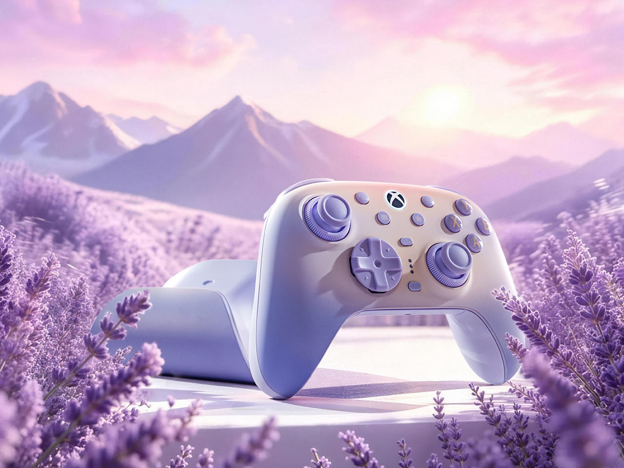 Lavender Dusk，Game handle，Digital，Electronic equipment，
