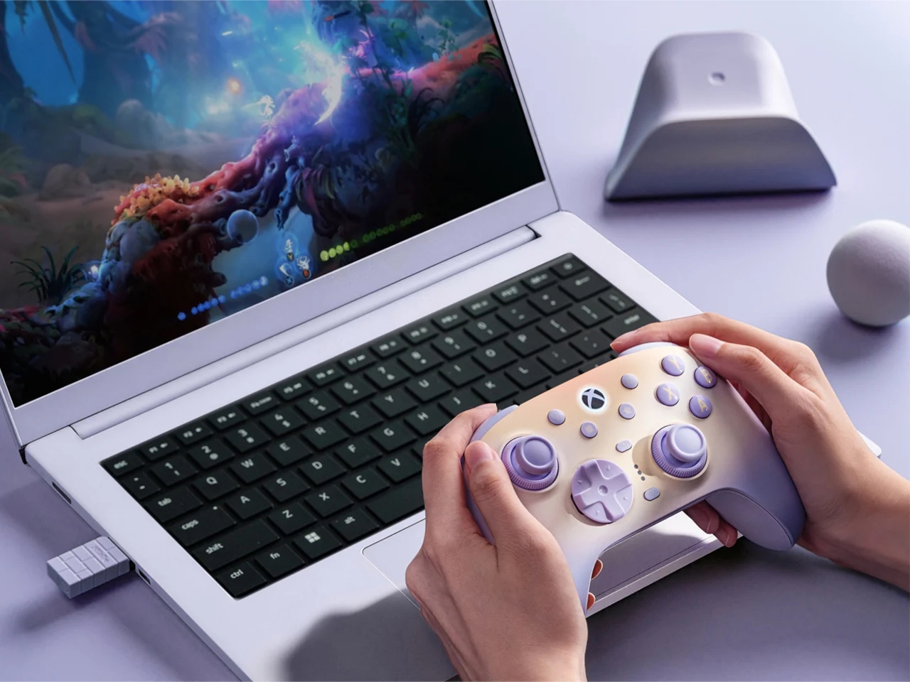Lavender Dusk，Game handle，Digital，Electronic equipment，