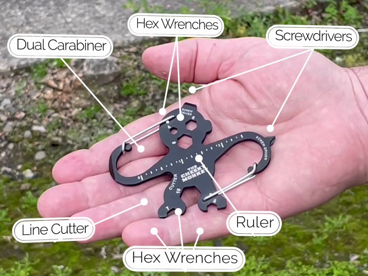 Cheeky Monkey，tool，multi-function，EDC，