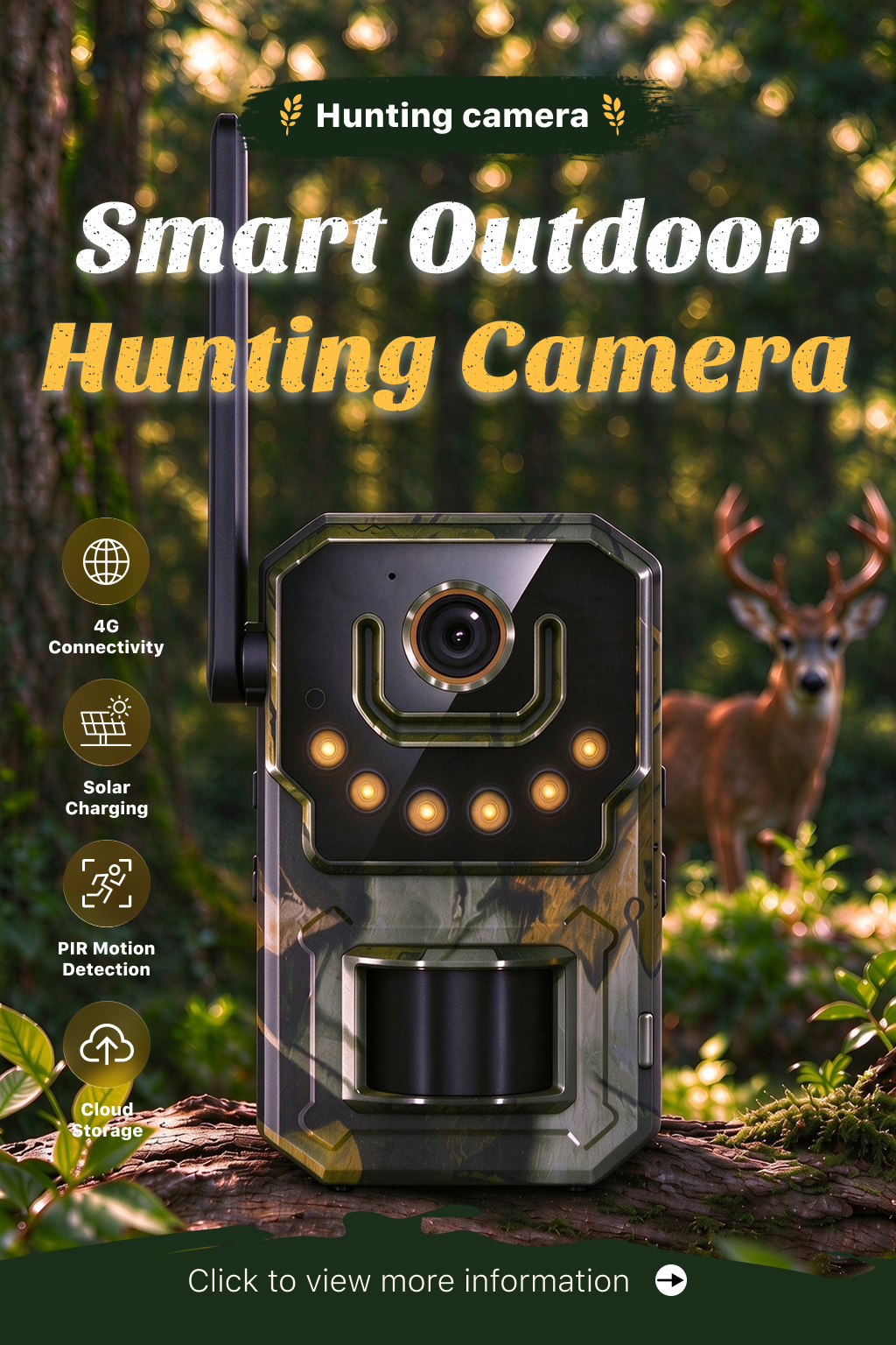 # camera hunting，#trailcamera，# Solar Field Camera，# Hunting camera，