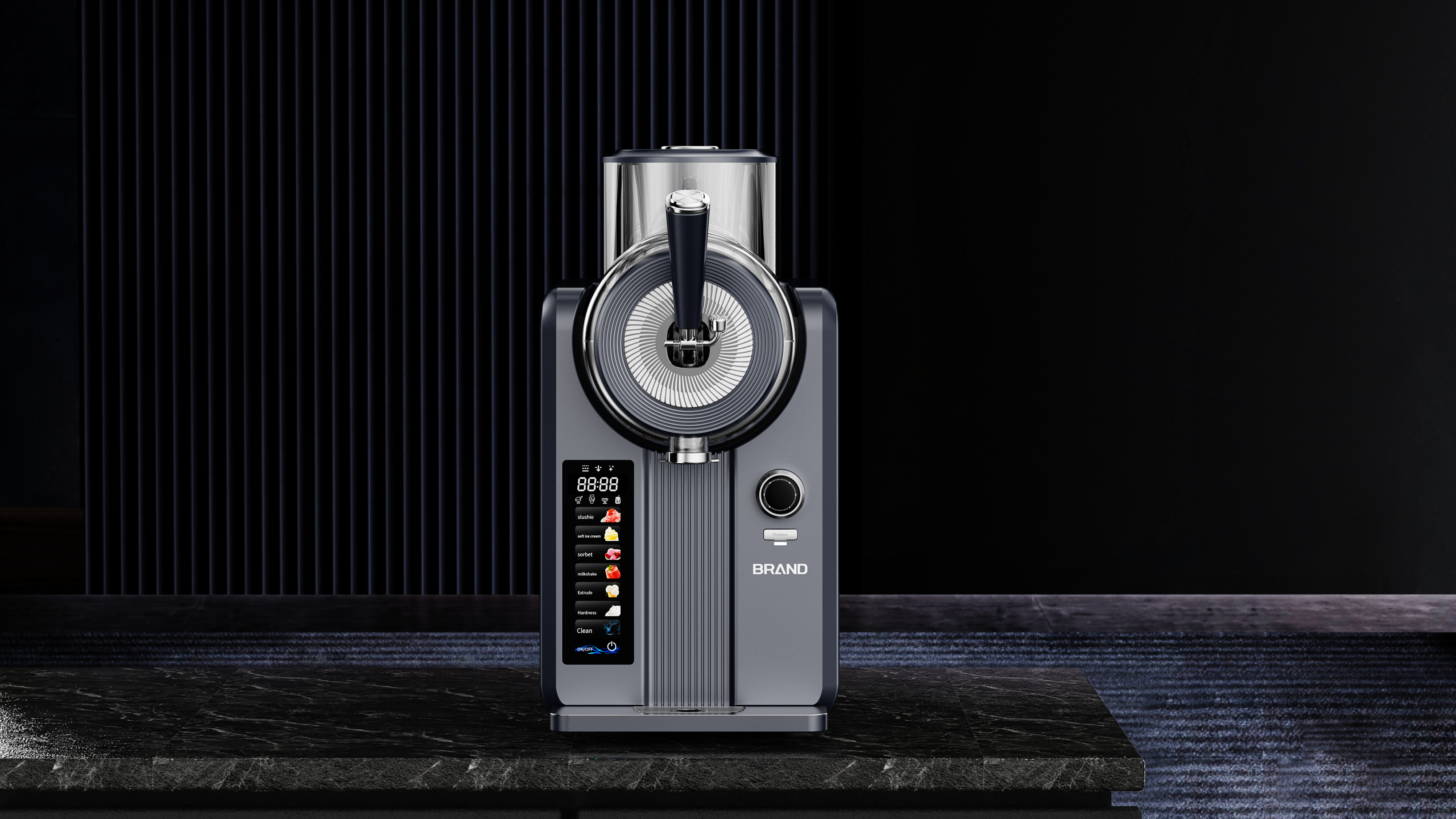 # Ice cream machine design，# Small Appliance Design，# Summer Small Appliances，#Industrial Design，