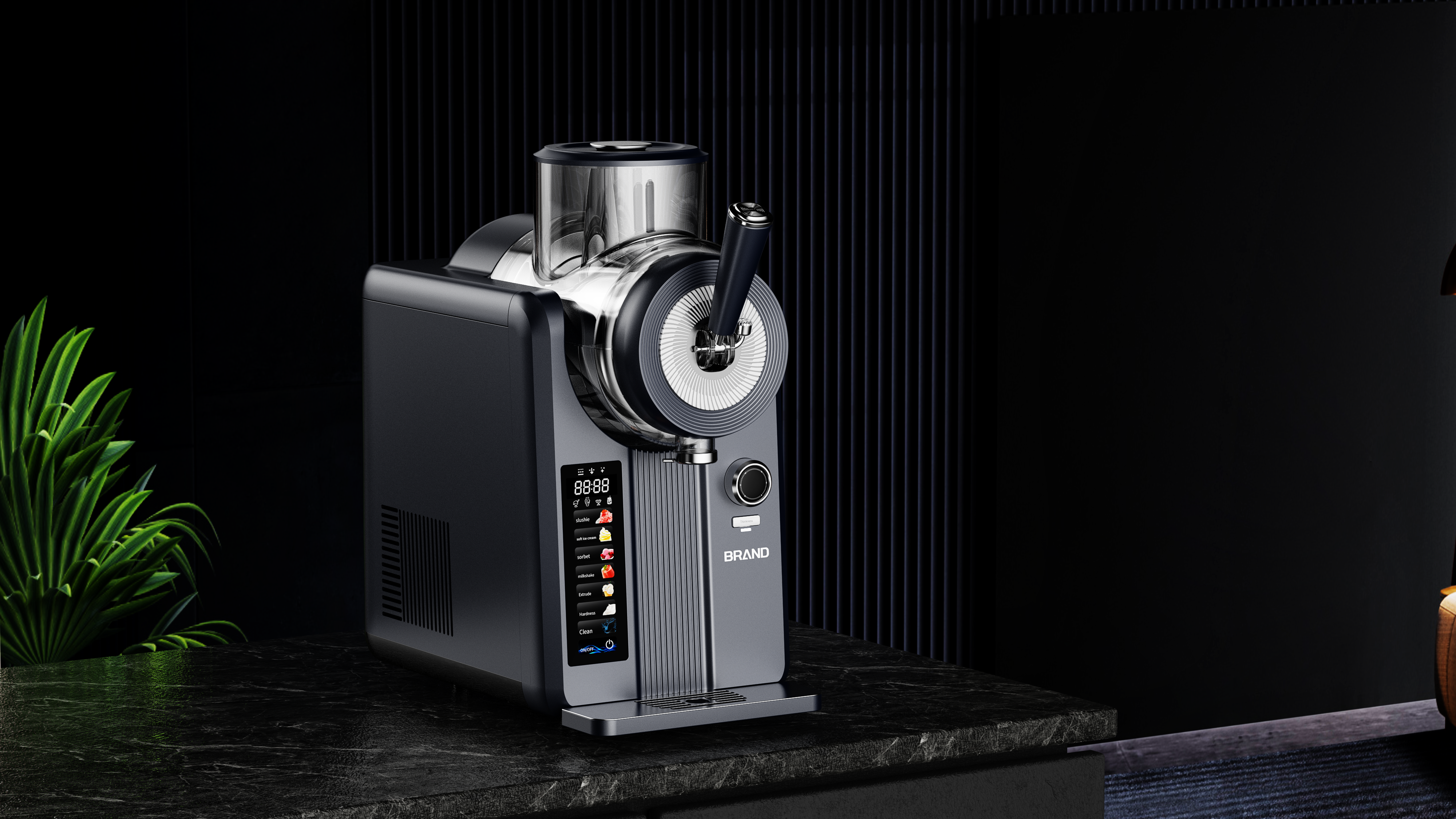 # Ice cream machine design，# Small Appliance Design，# Summer Small Appliances，#Industrial Design，