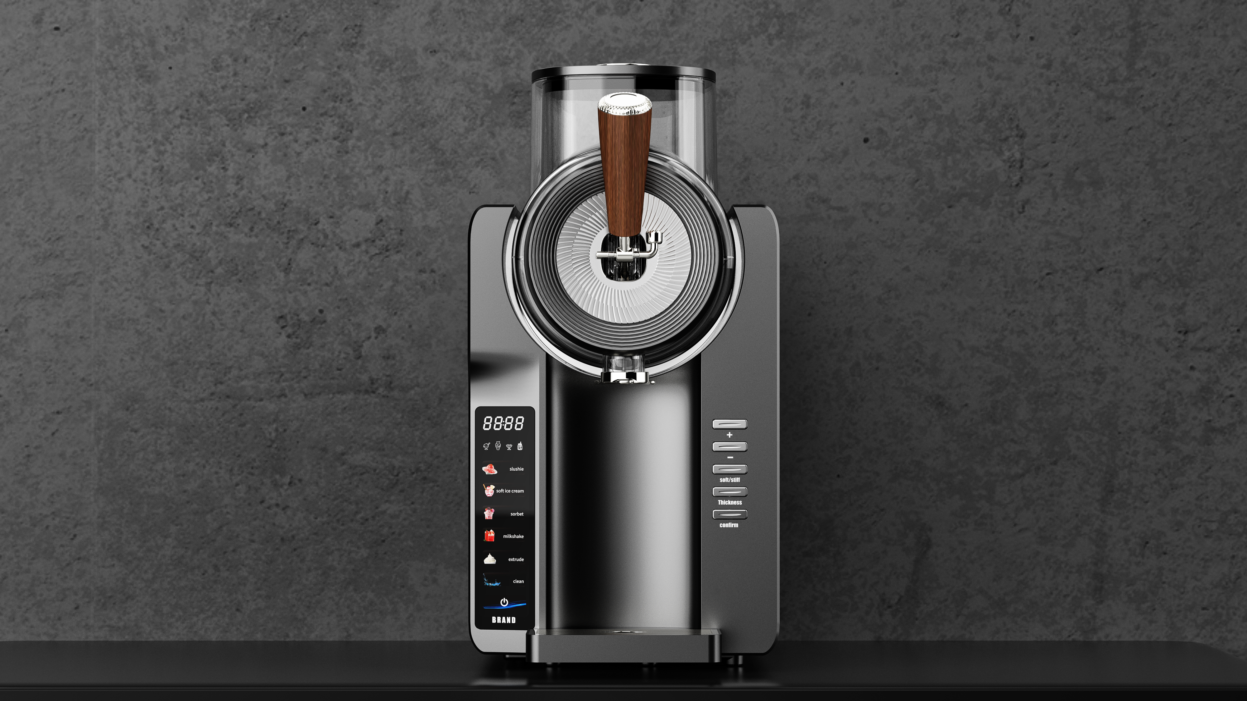 # Ice cream machine design，# Small Appliance Design，# Summer Small Appliances，#Industrial Design，