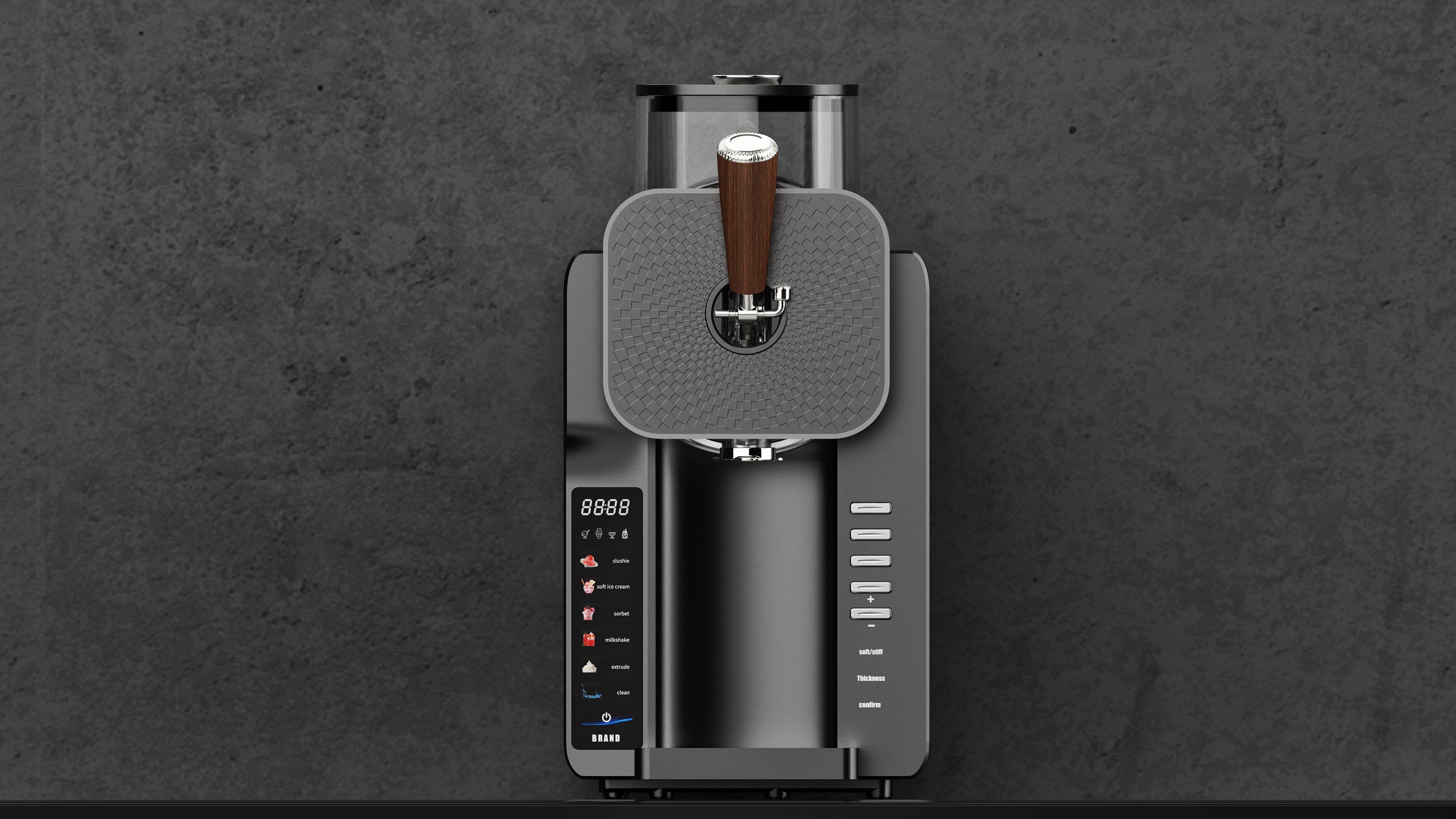 # Ice cream machine design，# Small Appliance Design，# Summer Small Appliances，#Industrial Design，