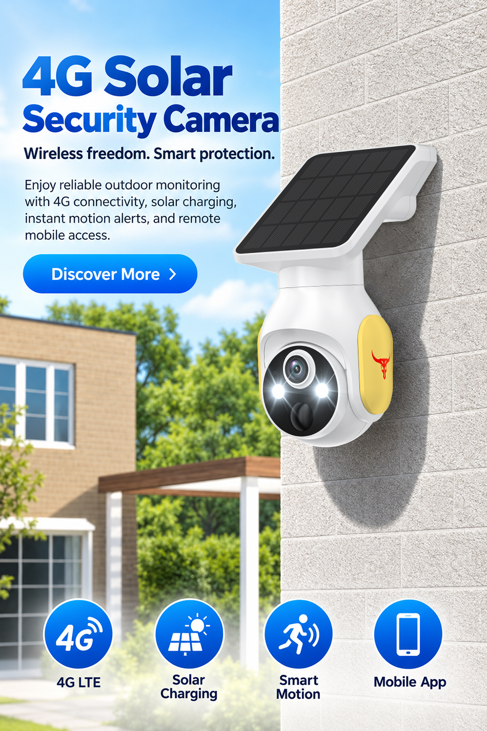 Outdoor Security，4G monitoring，Outdoor camera，