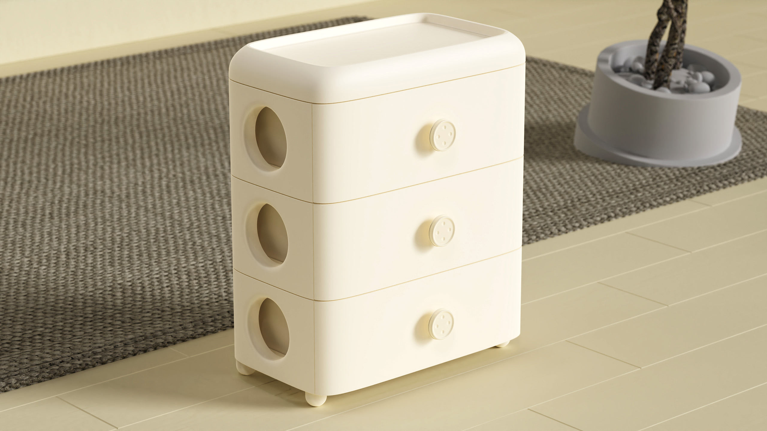 product design，industrial design，Appearance design，Drawer cabinet design，Storage cabinet design，Cabinet appearance design，
