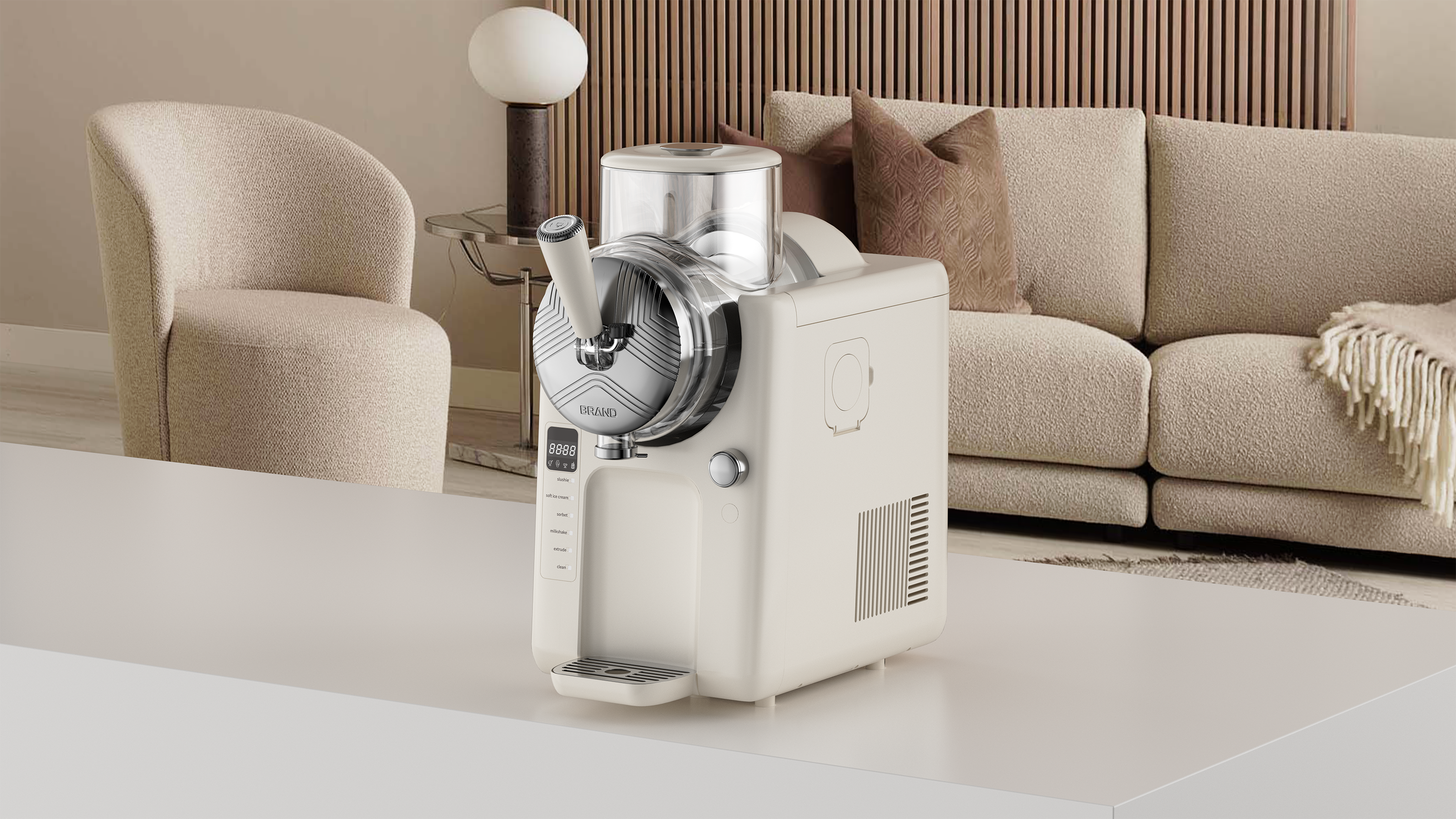 # Household Smoother Machine，# Summer Small Appliances，# Ice cream machine，#Industrial Design，