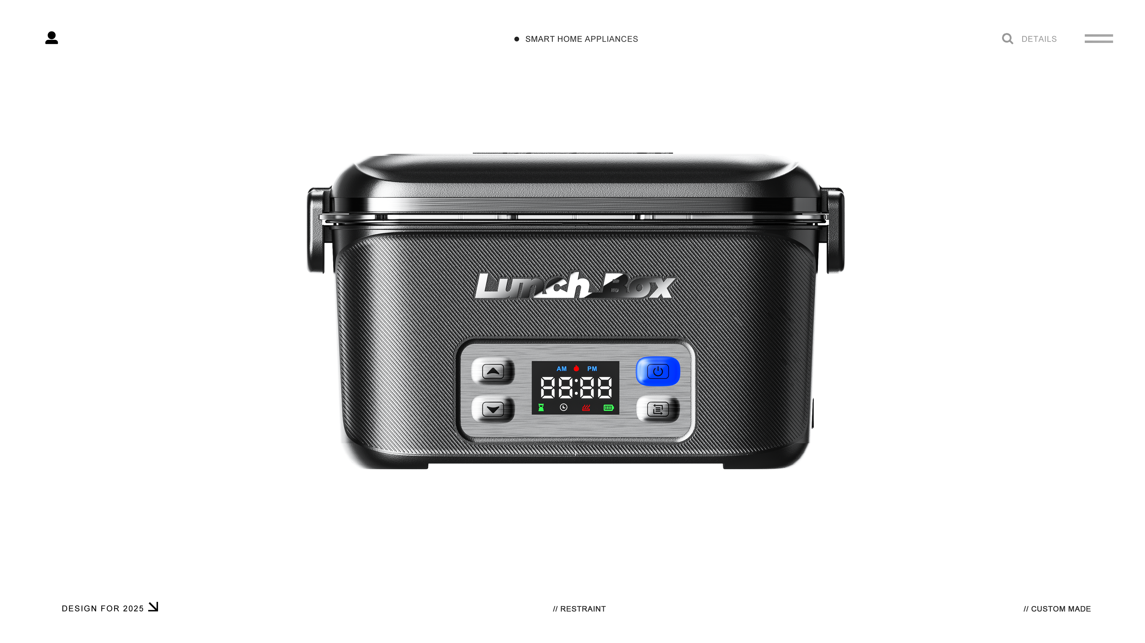 Outdoor products，household electrical appliances，Heated lunch box，picnic，Modeling design，Digital equipment，