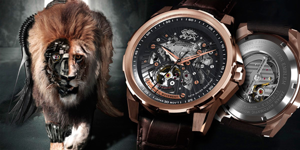 Wrist watch，Mechanical watch，griffin，man，Accessories，surface，