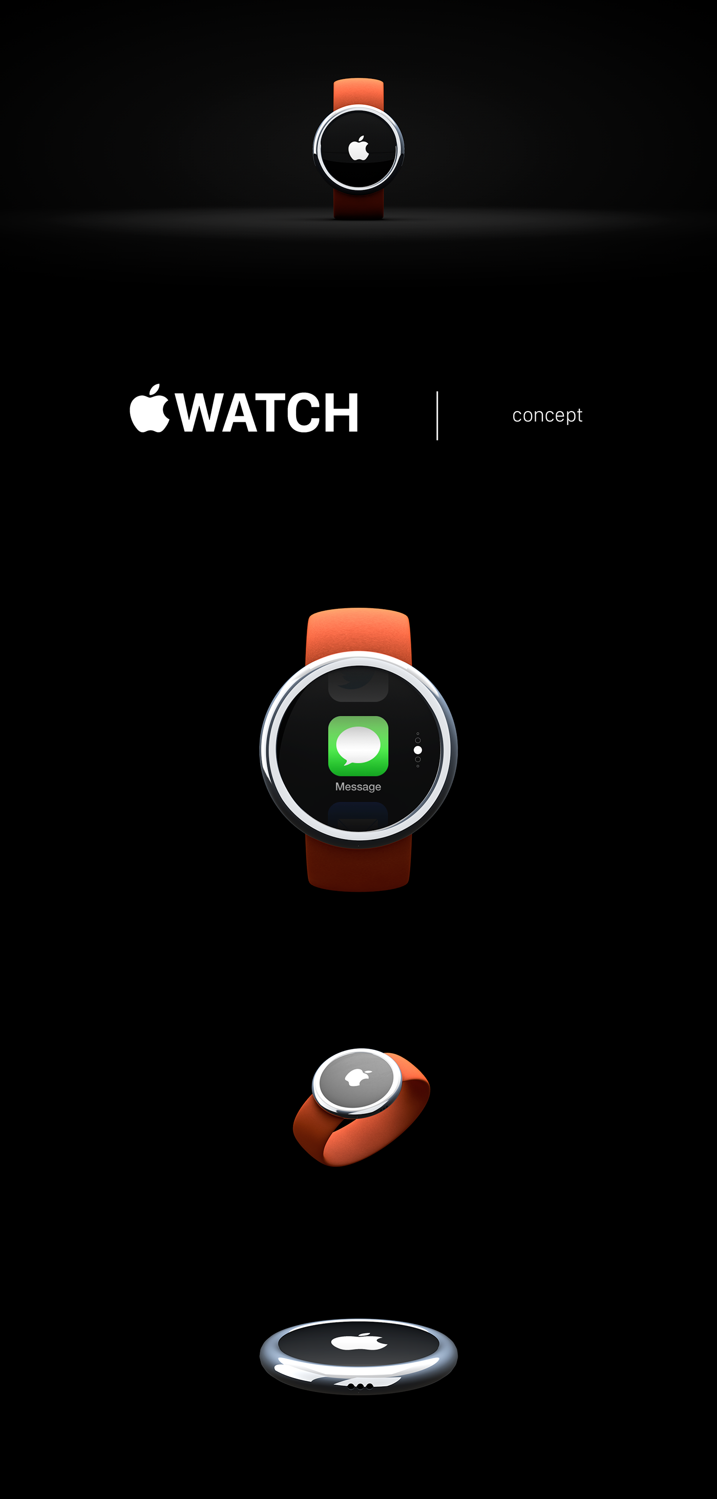 Apple，concept，Intelligent Watch，iwatch，