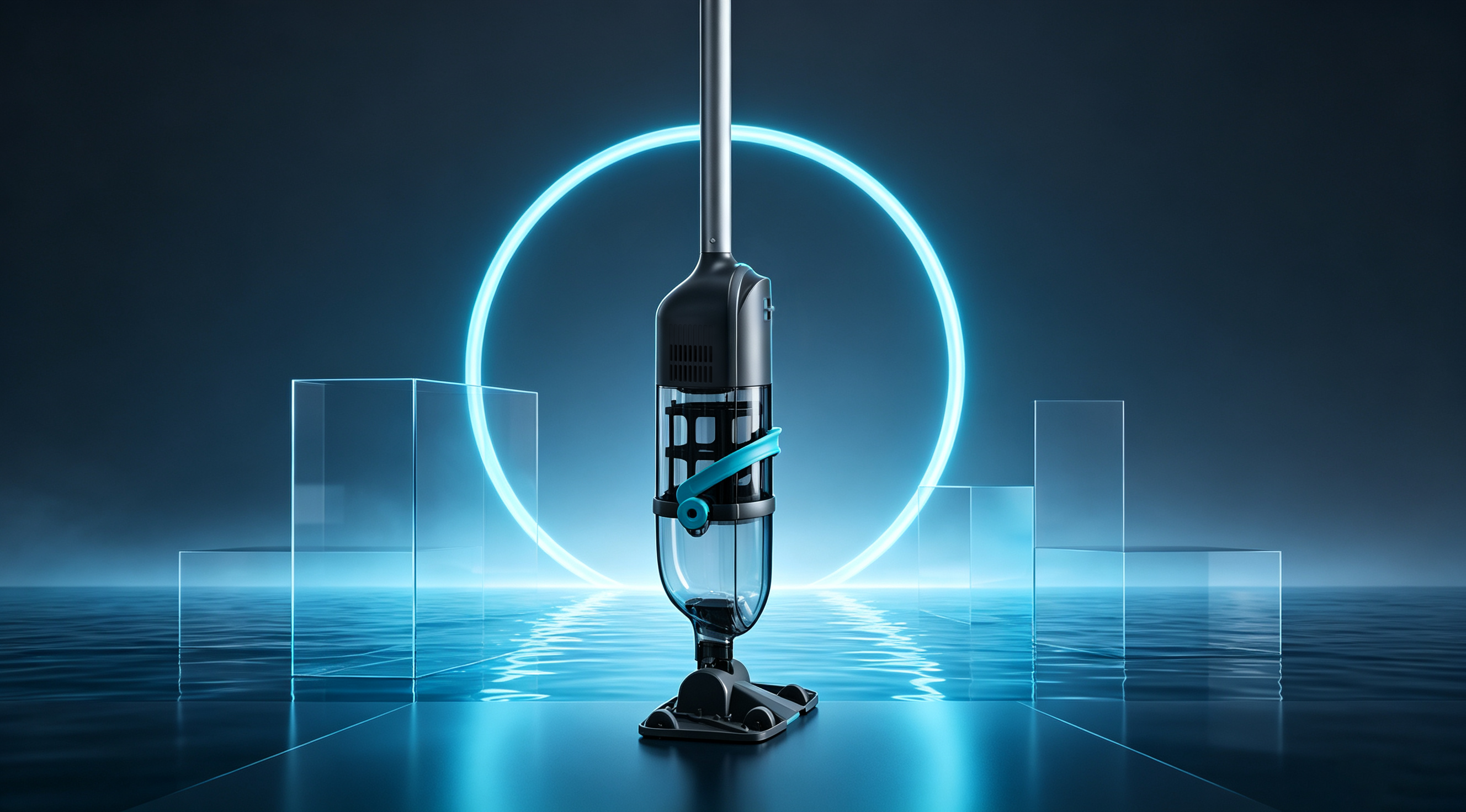 industrial design，Swimming pool suction device，Swimming Pool Cleaning Equipment，Hand-held cleaning tool，product design，pool cleaner，Keyshot rendering，